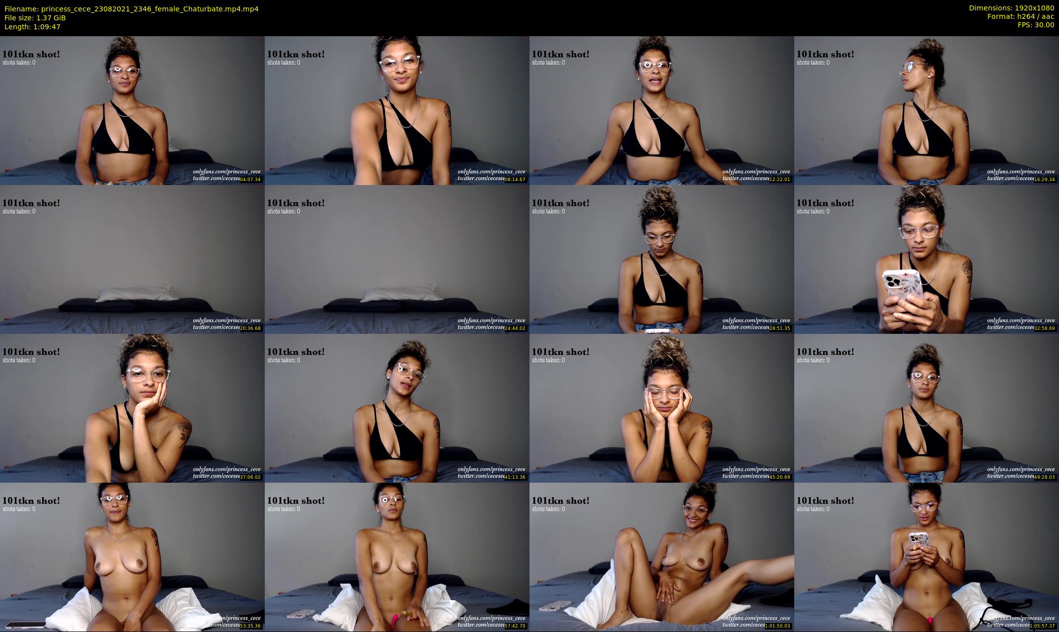 princess_cece — 70 minute Chaturbate female cam show recording, 1080p, Aug 23, 2021