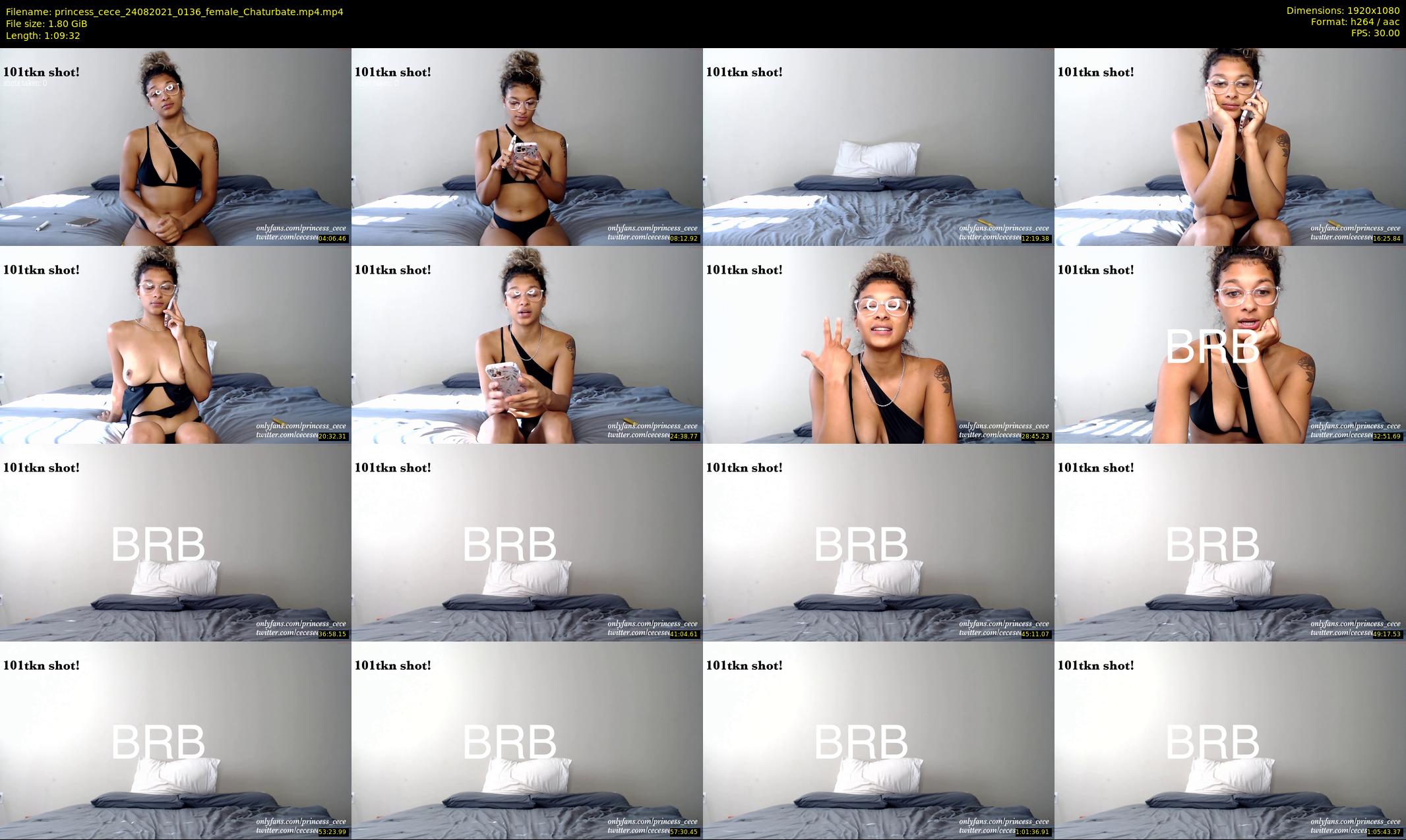 princess_cece — 70 minute Chaturbate female cam show recording, 1080p, Aug 24, 2021
