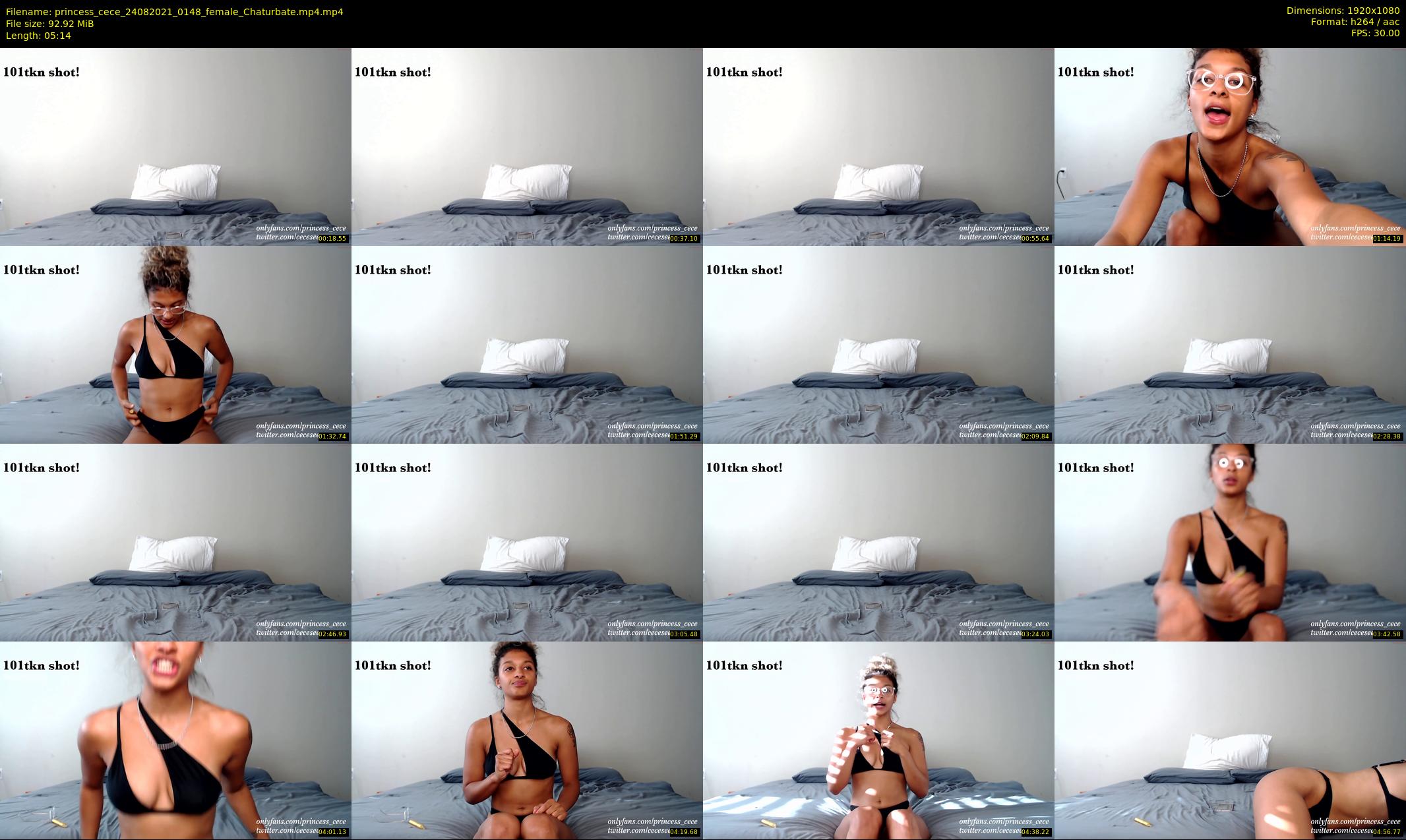 princess_cece — 6 minute Chaturbate female cam show recording, 1080p, Aug 24, 2021