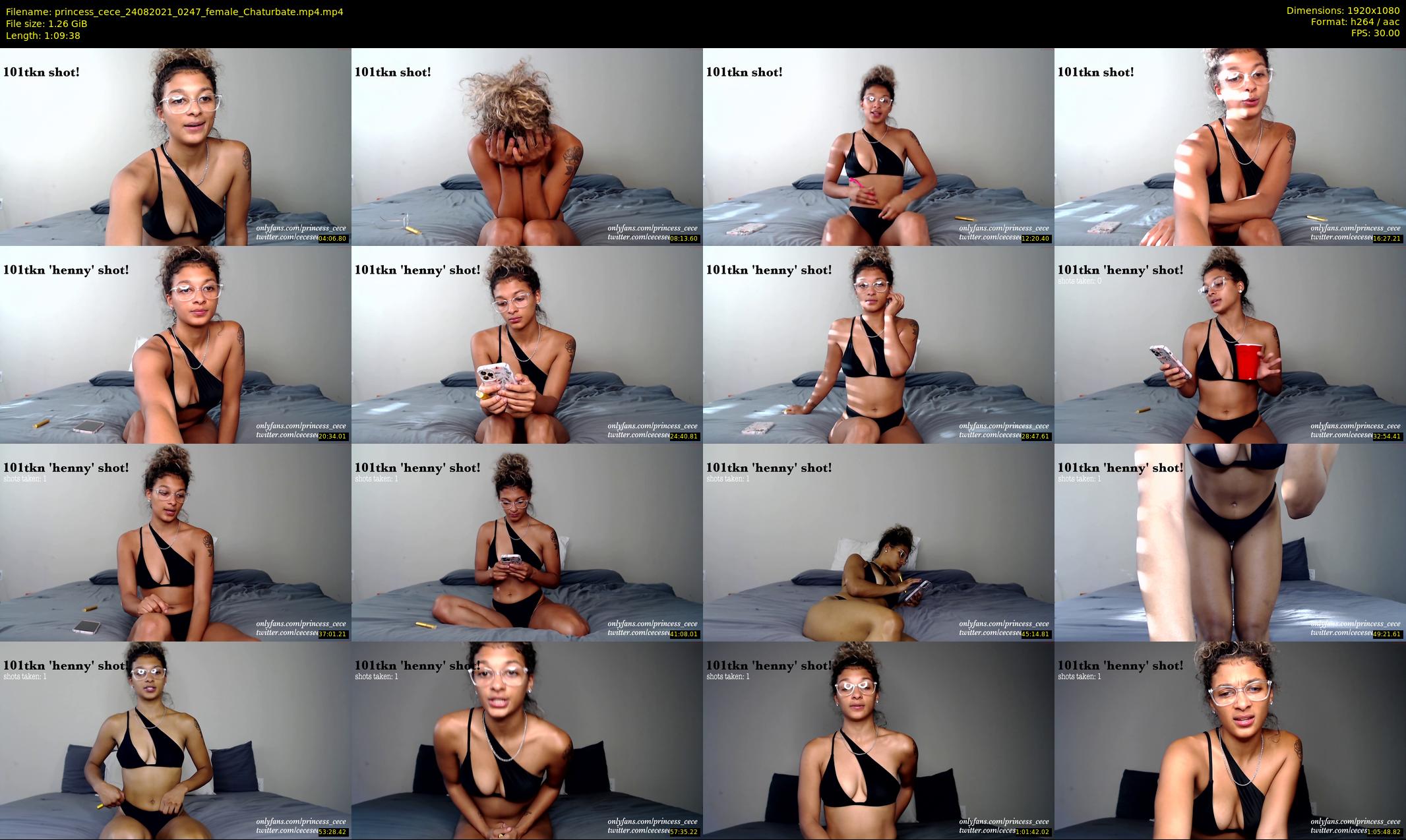 princess_cece — 70 minute Chaturbate female cam show recording, 1080p, Aug 24, 2021