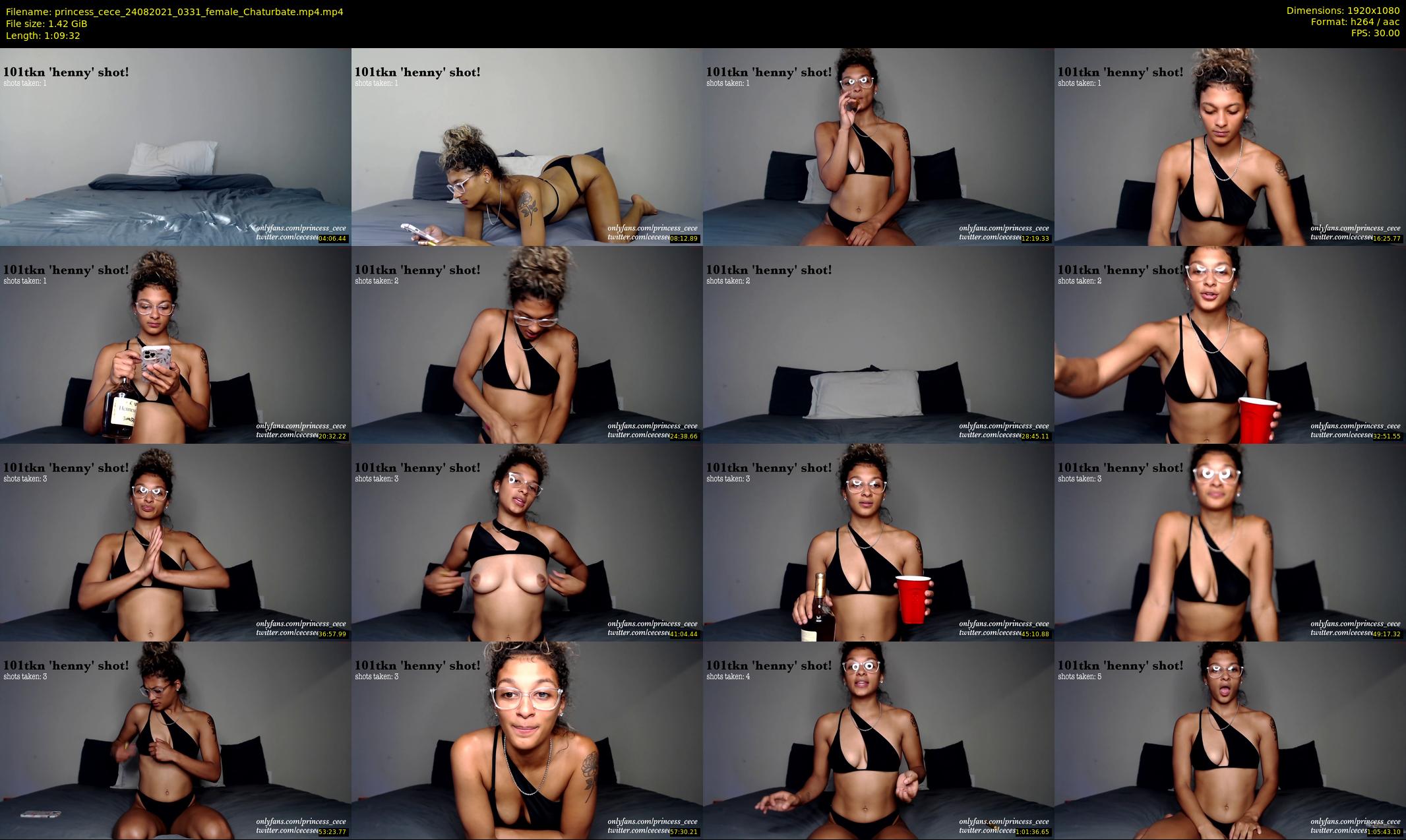 princess_cece — 70 minute Chaturbate female cam show recording, 1080p, Aug 24, 2021