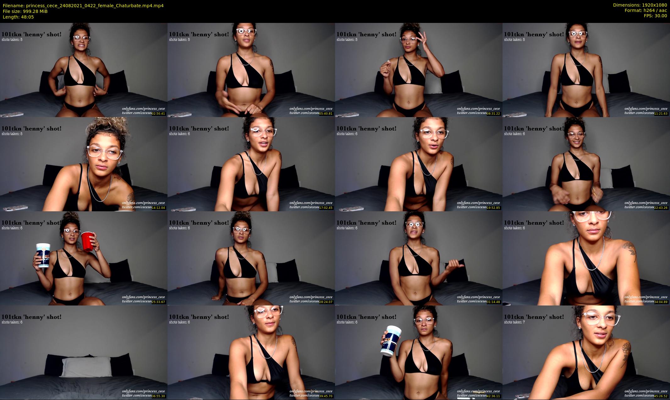 princess_cece — 49 minute Chaturbate female cam show recording, 1080p, Aug 24, 2021