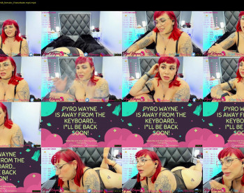 pyrowayne — 84 minute Chaturbate female cam show recording, 1080p, Aug 24, 2021