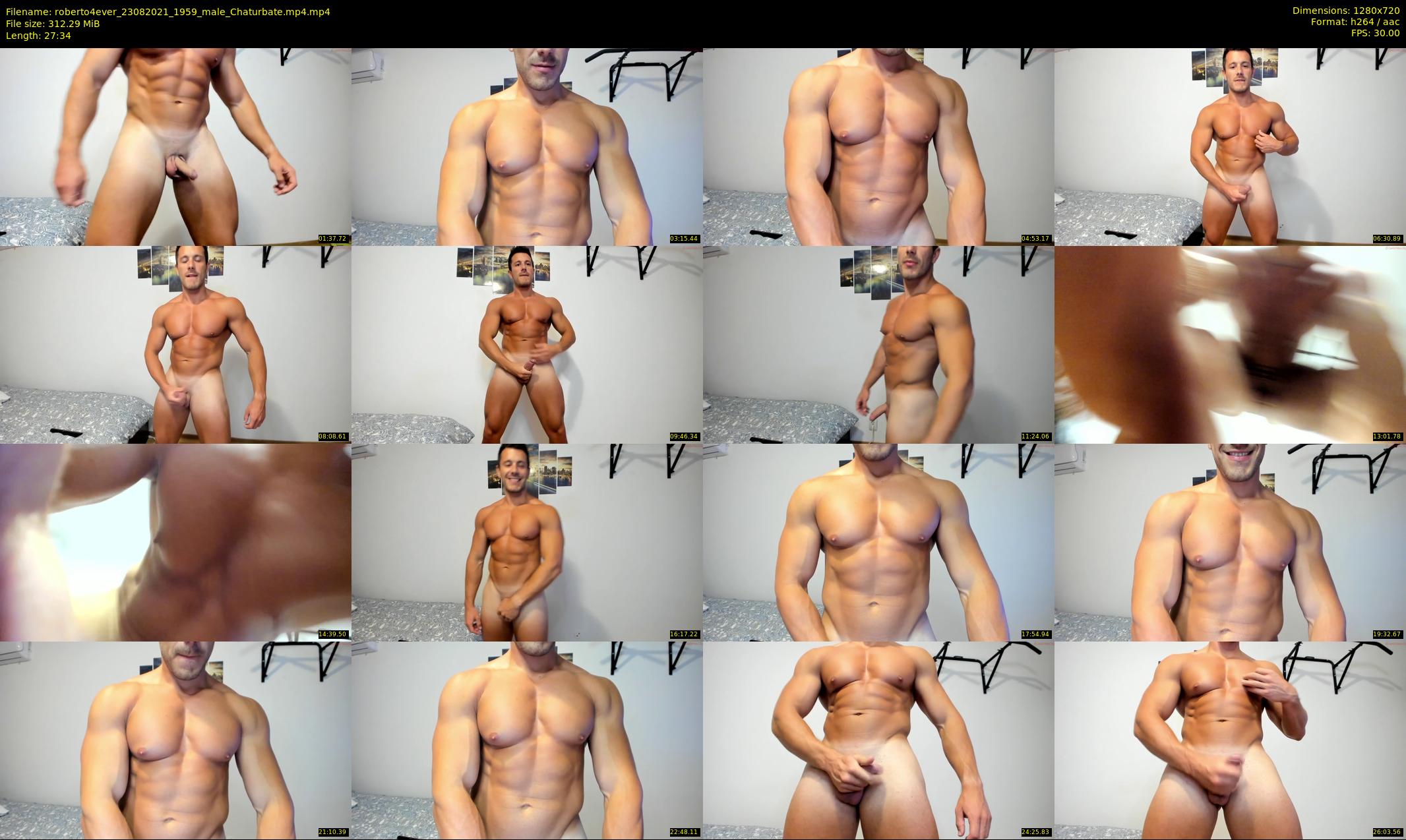 roberto4ever — 28 minute Chaturbate male cam show recording, 720p, Aug 23, 2021