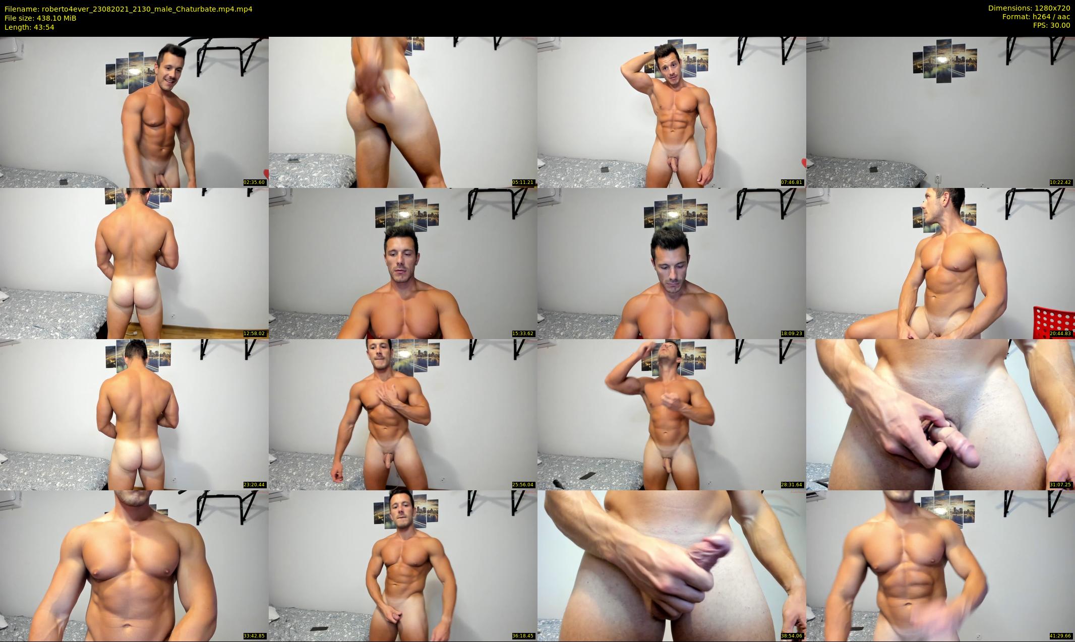 roberto4ever — 44 minute Chaturbate male cam show recording, 720p, Aug 23, 2021