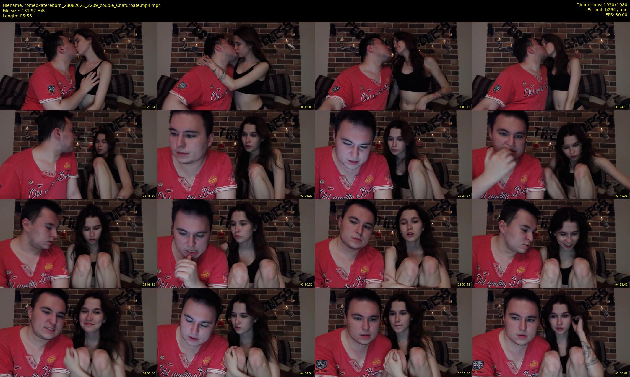 romeokatereborn — 6 minute Chaturbate couple cam show recording, 1080p, Aug 23, 2021