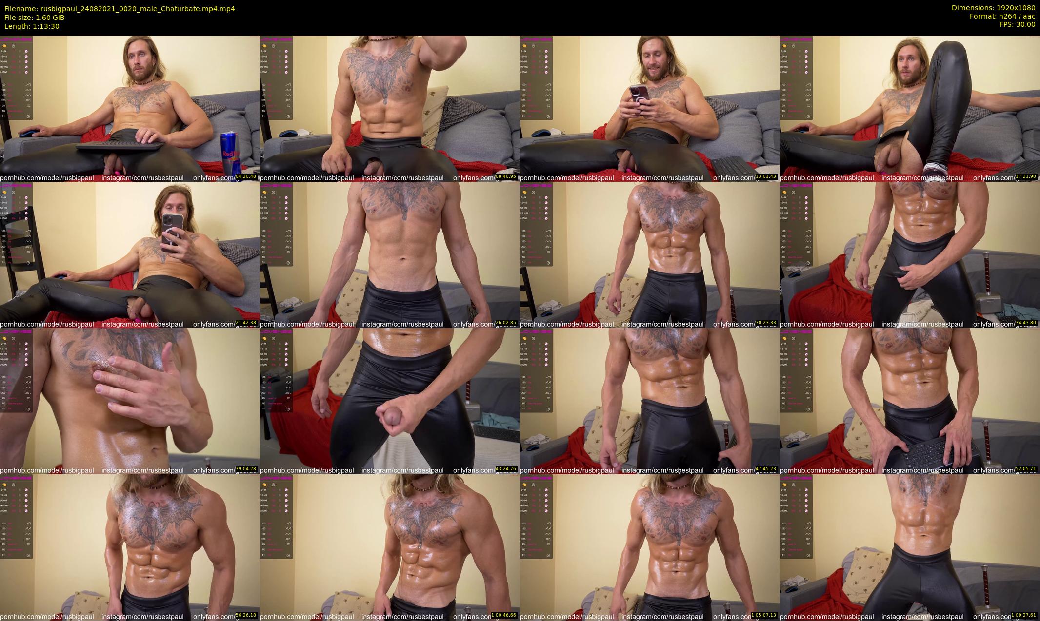 rusbigpaul — 74 minute Chaturbate male cam show recording, 1080p, Aug 24, 2021