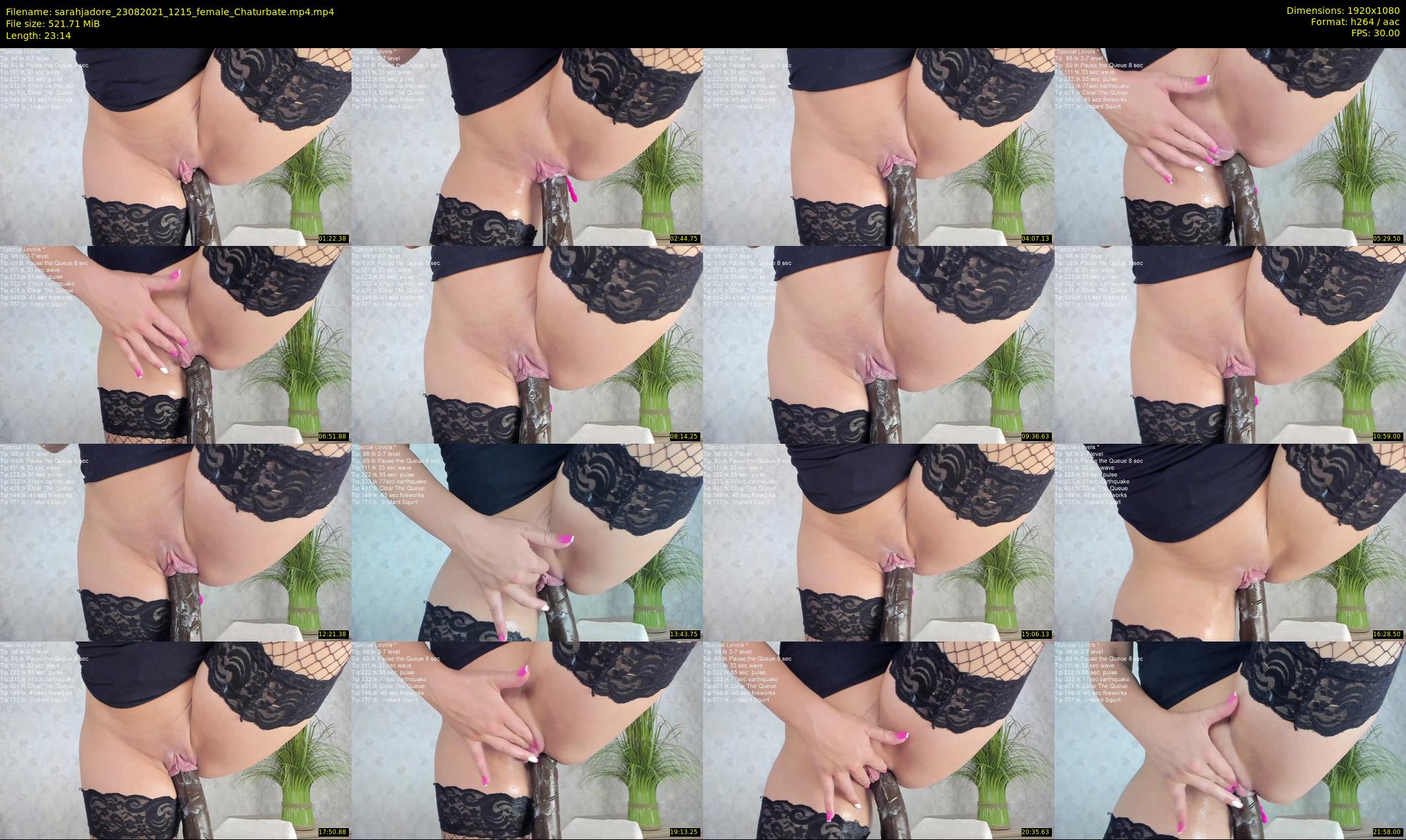 sarahjadore — 24 minute Chaturbate female cam show recording, 1080p, Aug 23, 2021