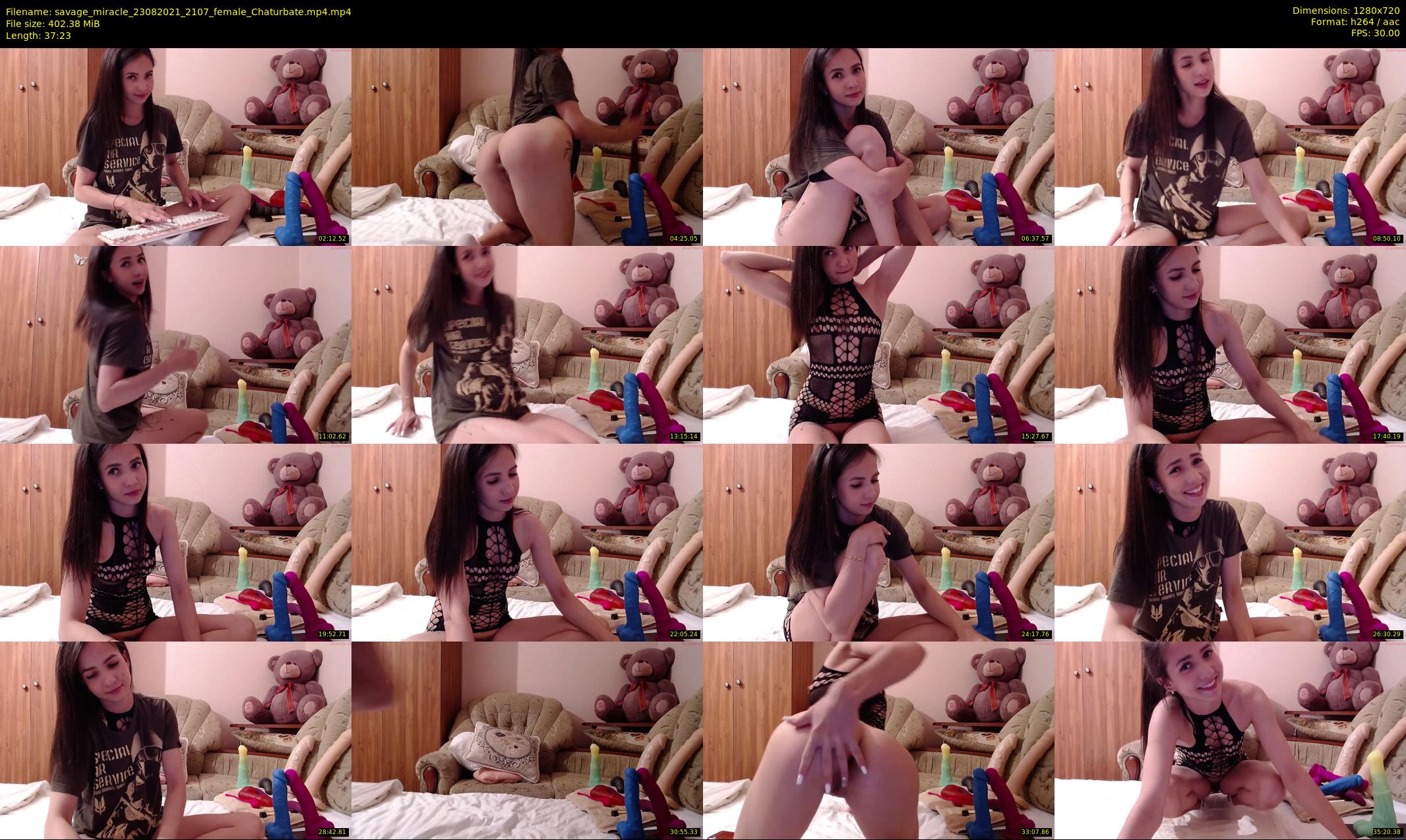 savage_miracle — 38 minute Chaturbate female cam show recording, 720p, Aug 23, 2021