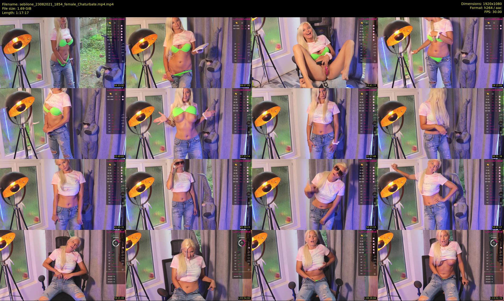 sebilone — 78 minute Chaturbate couple cam show recording, 1080p, Aug 23, 2021