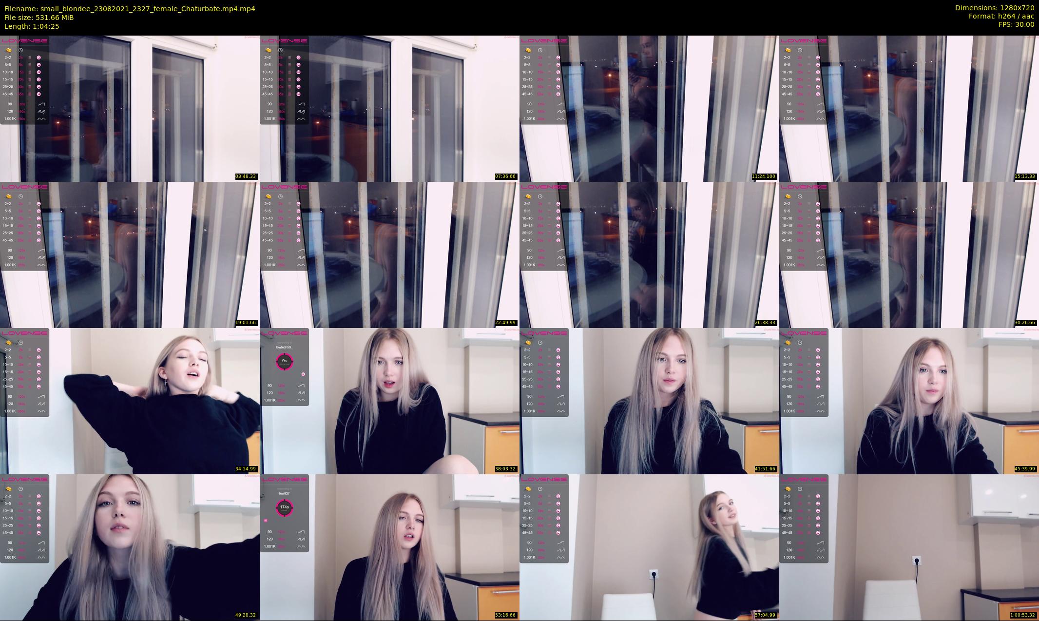 small_blondee — 65 minute Chaturbate female cam show recording, 720p, Aug 23, 2021