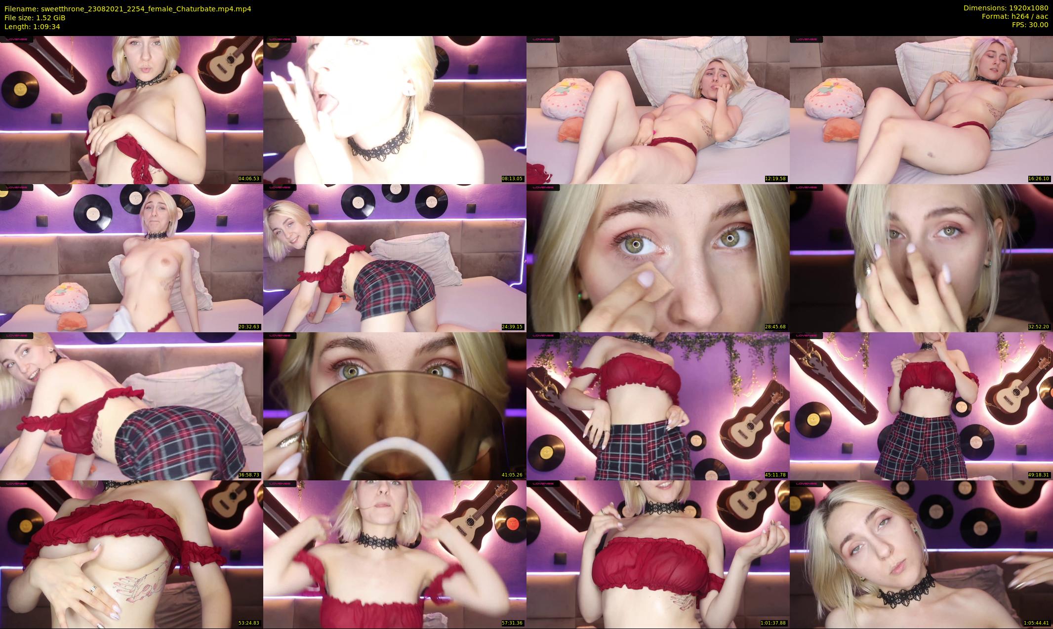 sweetthrone — 70 minute Chaturbate couple cam show recording, 1080p, Aug 23, 2021