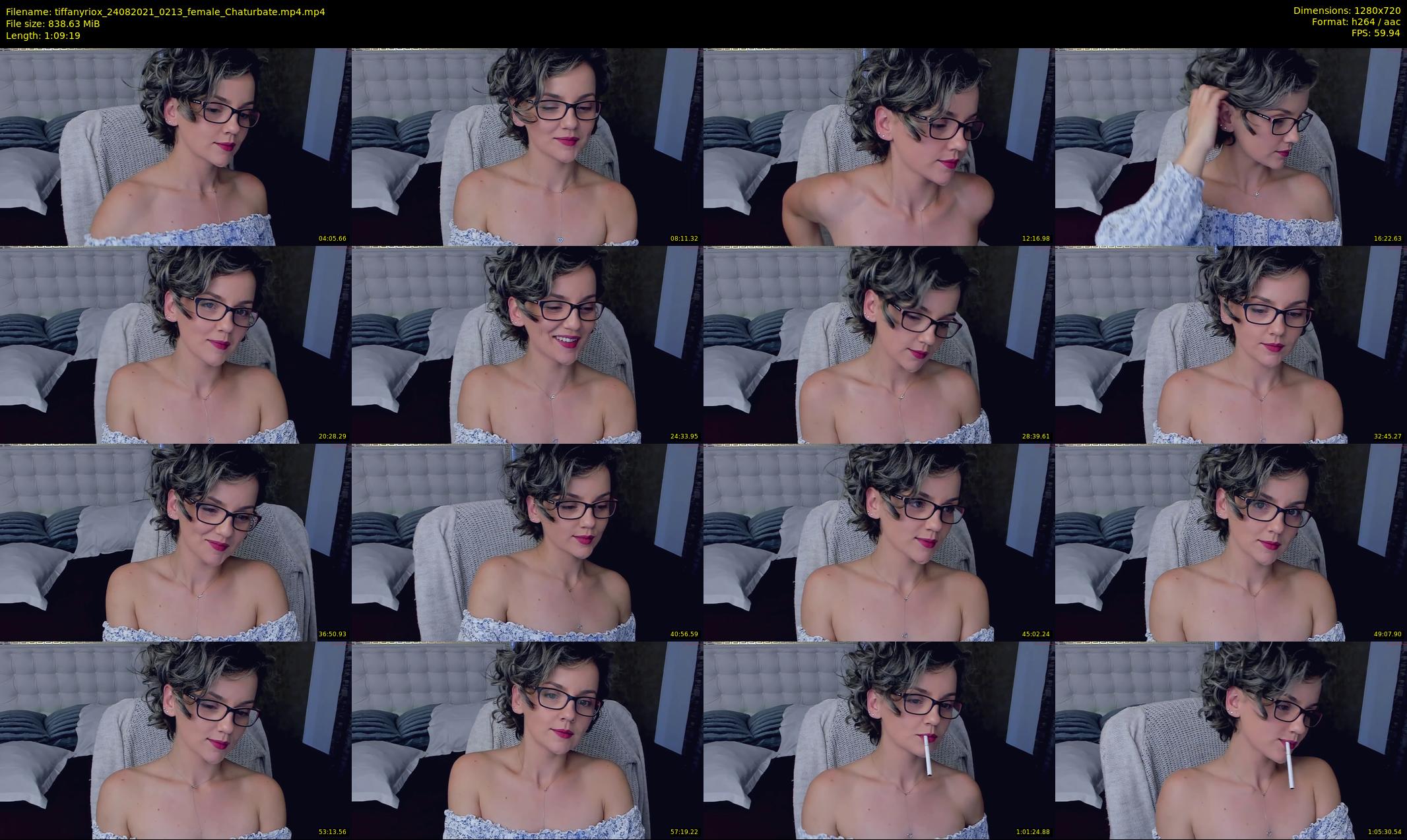 tiffanyriox — 70 minute Chaturbate female cam show recording, 720p, Aug 24, 2021