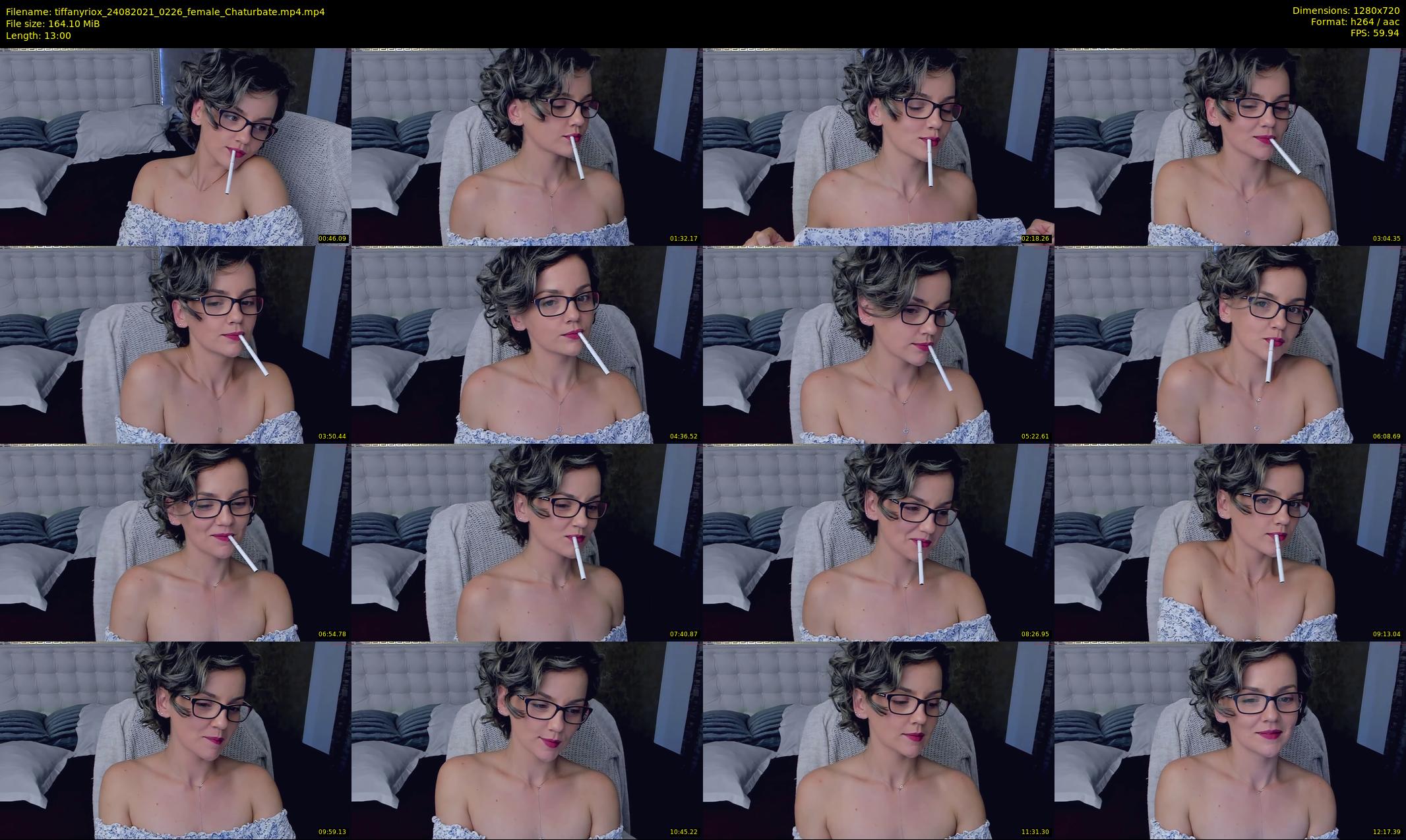 tiffanyriox — 13 minute Chaturbate female cam show recording, 720p, Aug 24, 2021