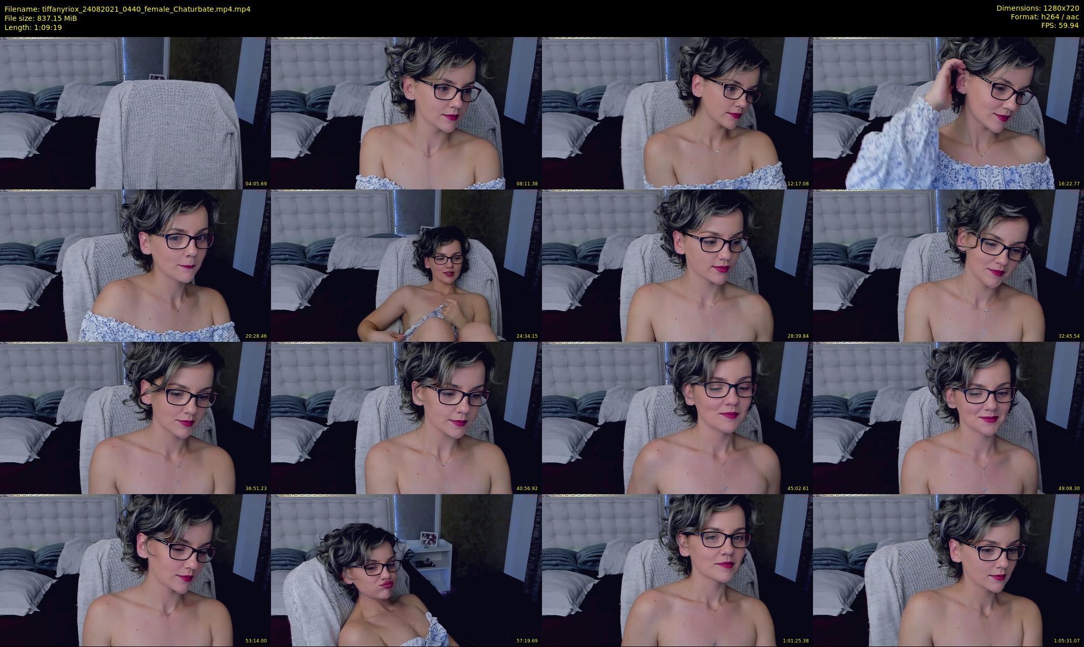 tiffanyriox — 70 minute Chaturbate female cam show recording, 720p, Aug 24, 2021