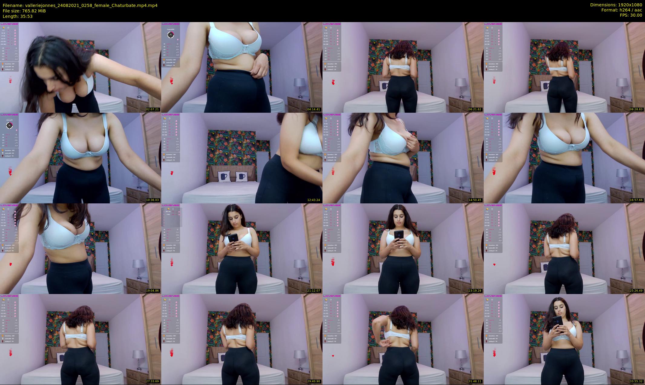 valleriejonnes — 36 minute Chaturbate female cam show recording, 1080p, Aug 24, 2021