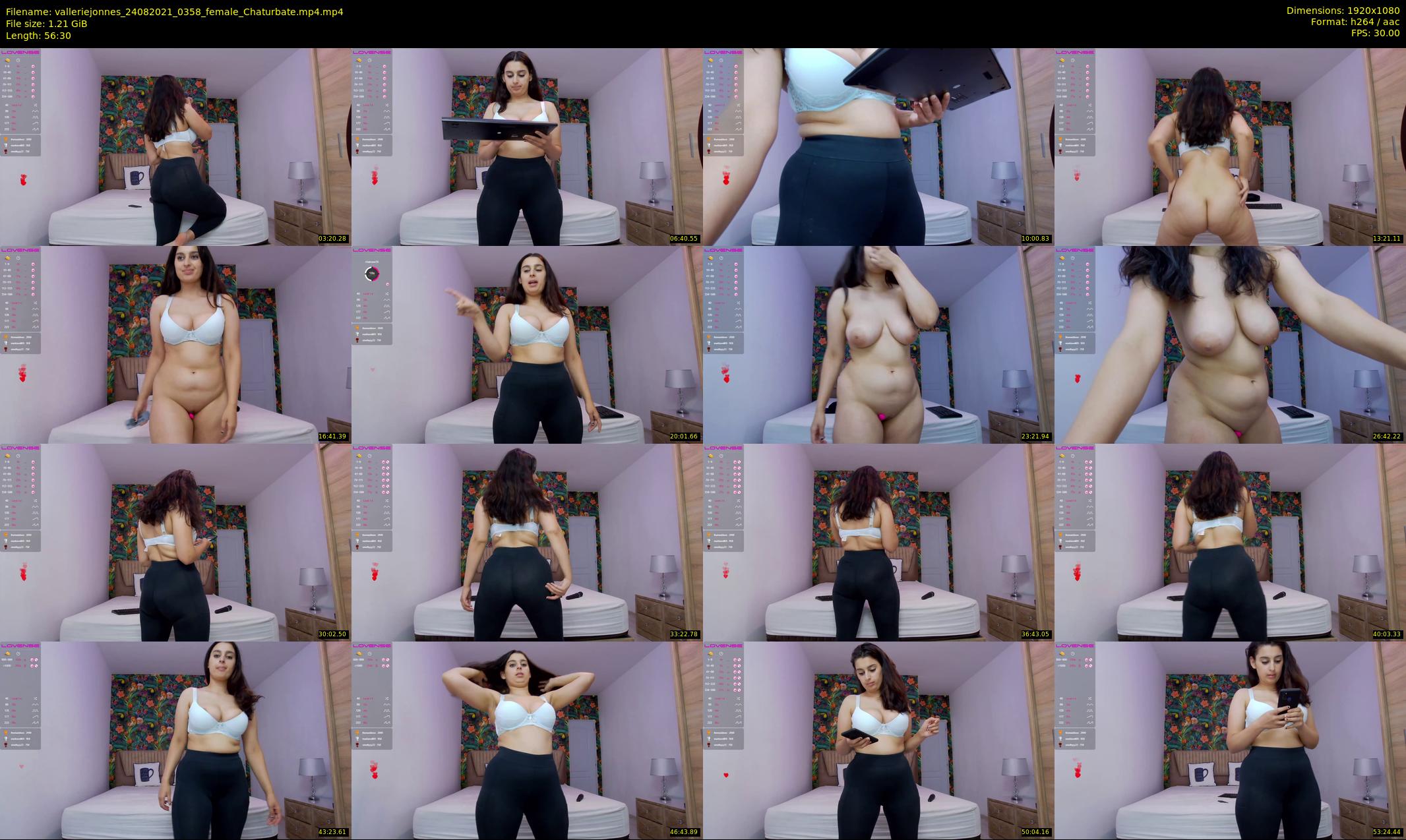 valleriejonnes — 57 minute Chaturbate female cam show recording, 1080p, Aug 24, 2021
