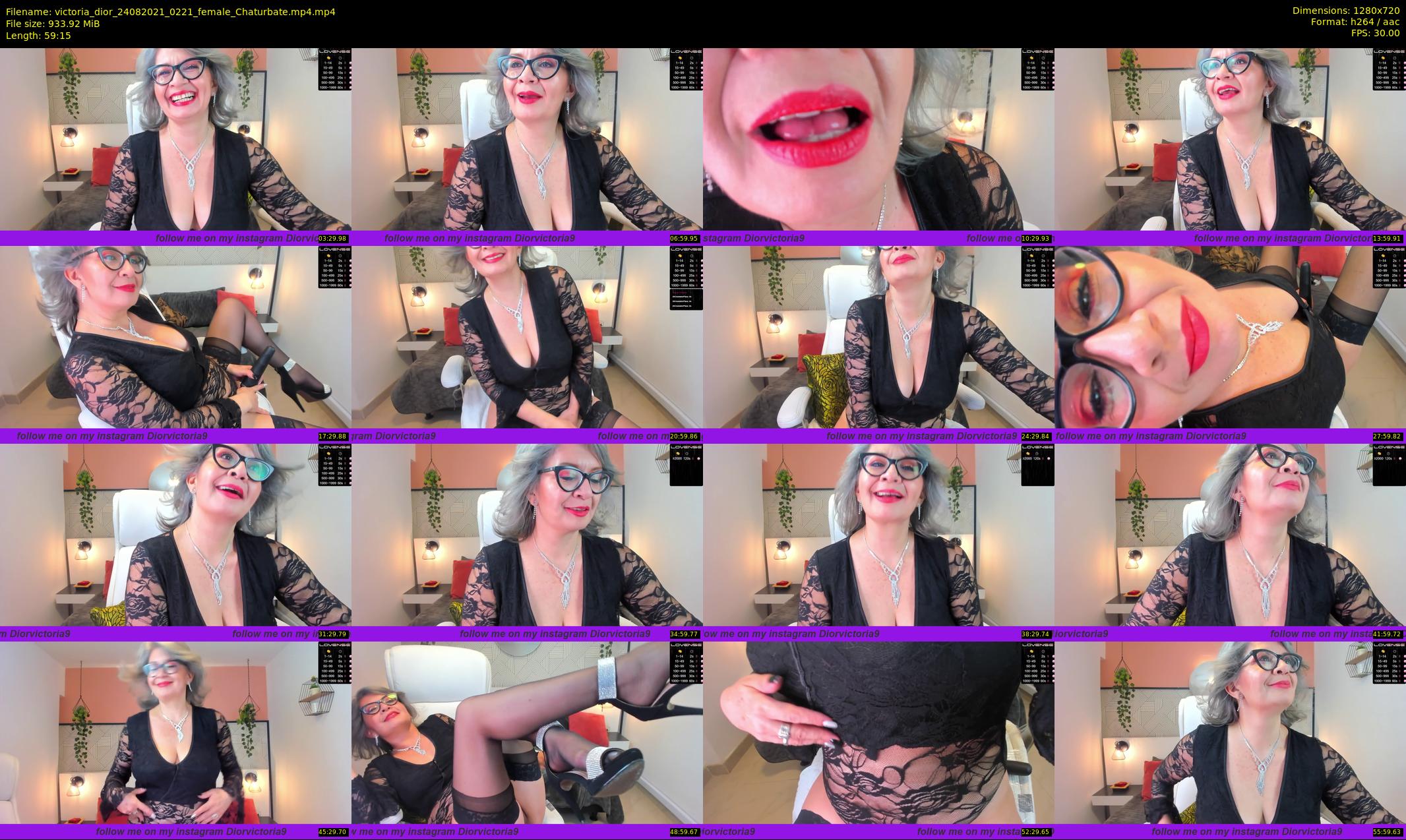 victoria_dior — 60 minute Chaturbate female cam show recording, 720p, Aug 24, 2021