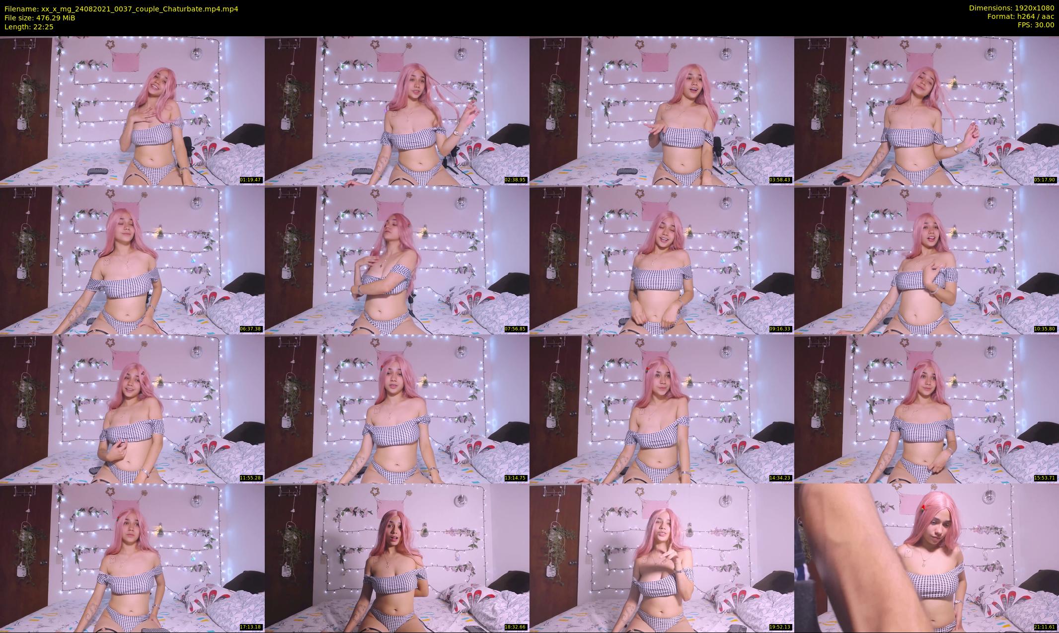 xx_x_mg — 23 minute Chaturbate couple cam show recording, 1080p, Aug 24, 2021