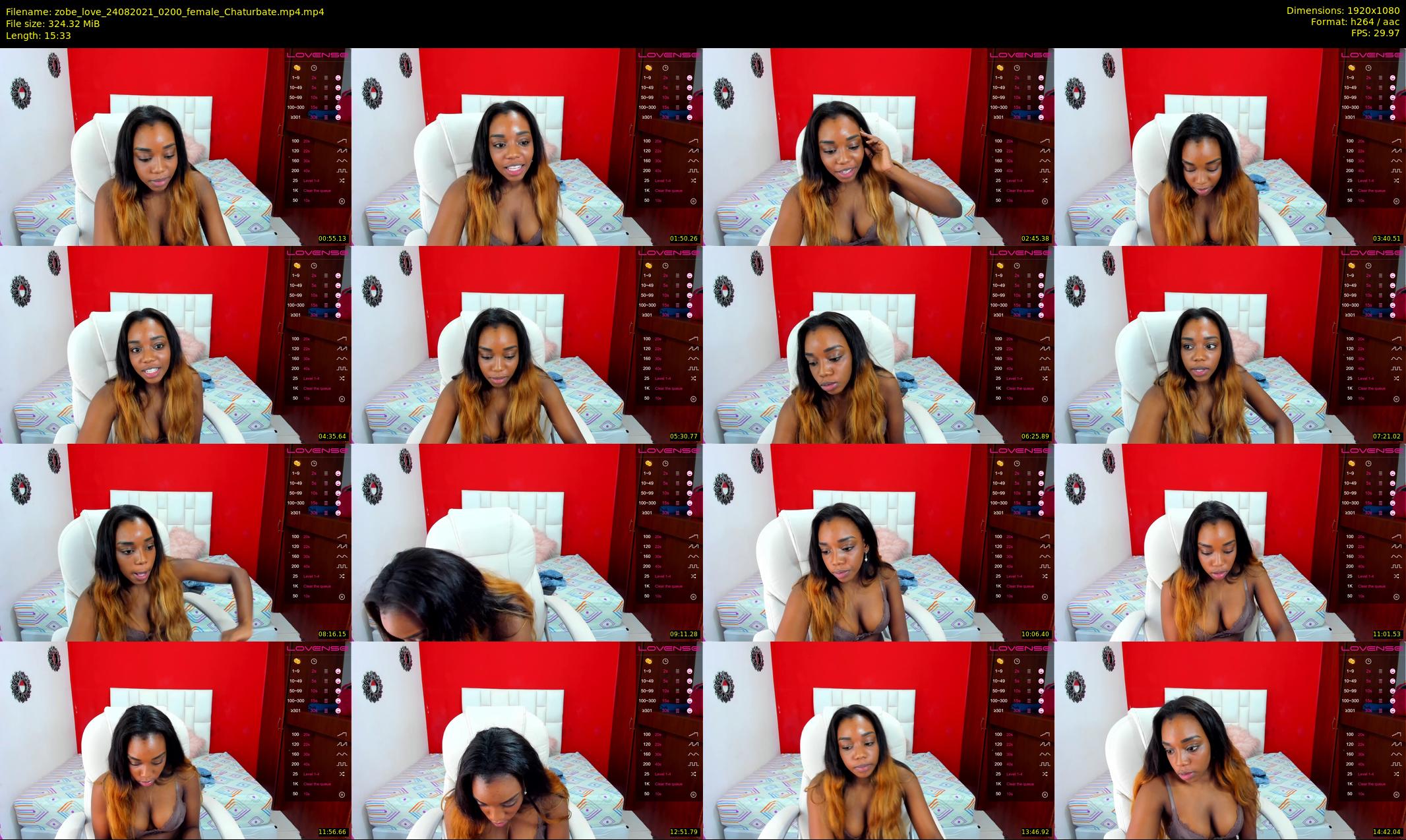 zobe_love — 16 minute Chaturbate female cam show recording, 1080p, Aug 24, 2021