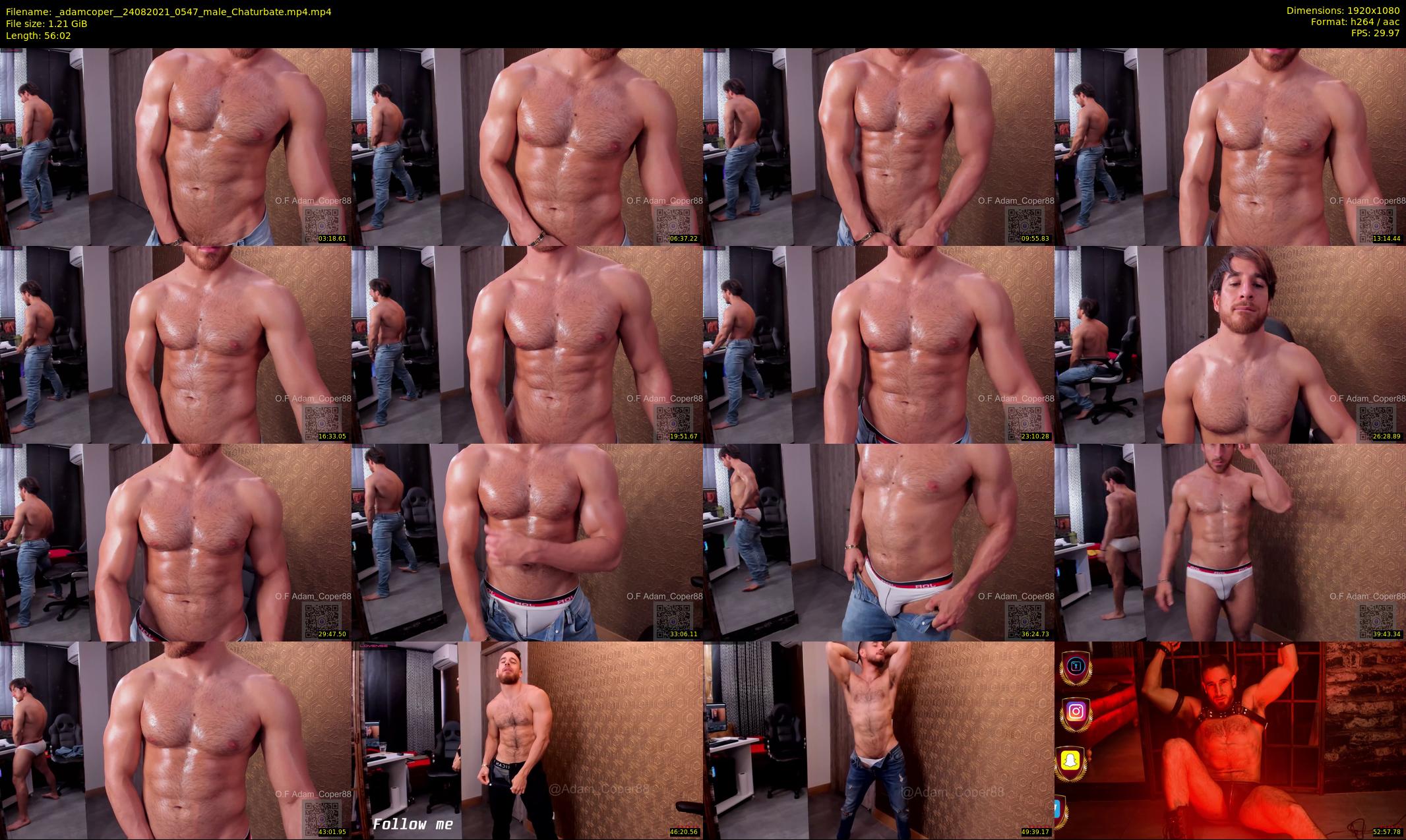 _adamcoper_ — 57 minute Chaturbate male cam show recording, 1080p, Aug 24, 2021