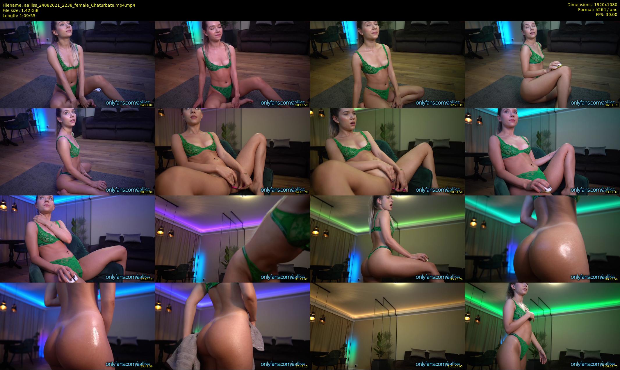 aalliss — 70 minute Chaturbate female cam show recording, 1080p, Aug 24, 2021