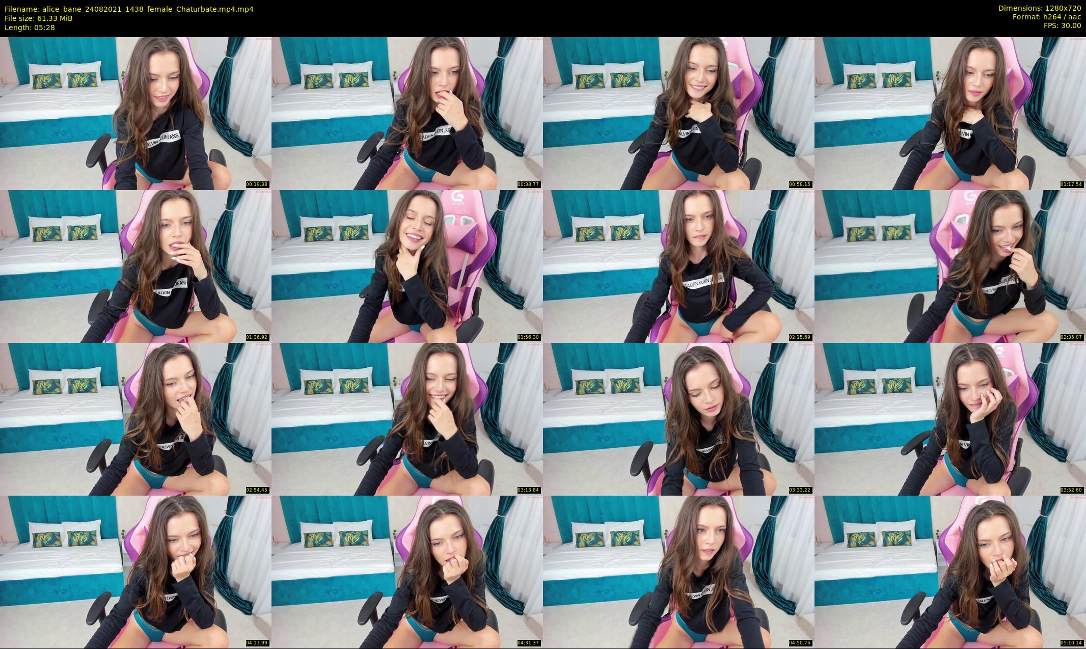 alice_bane — 6 minute Chaturbate female cam show recording, 720p, Aug 24, 2021