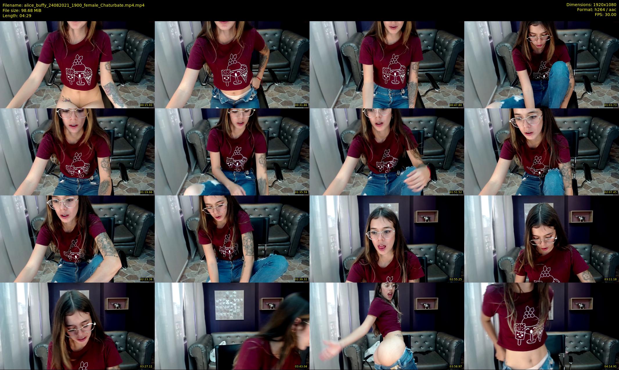 alice_buffy — 5 minute Chaturbate female cam show recording, 1080p, Aug 24, 2021