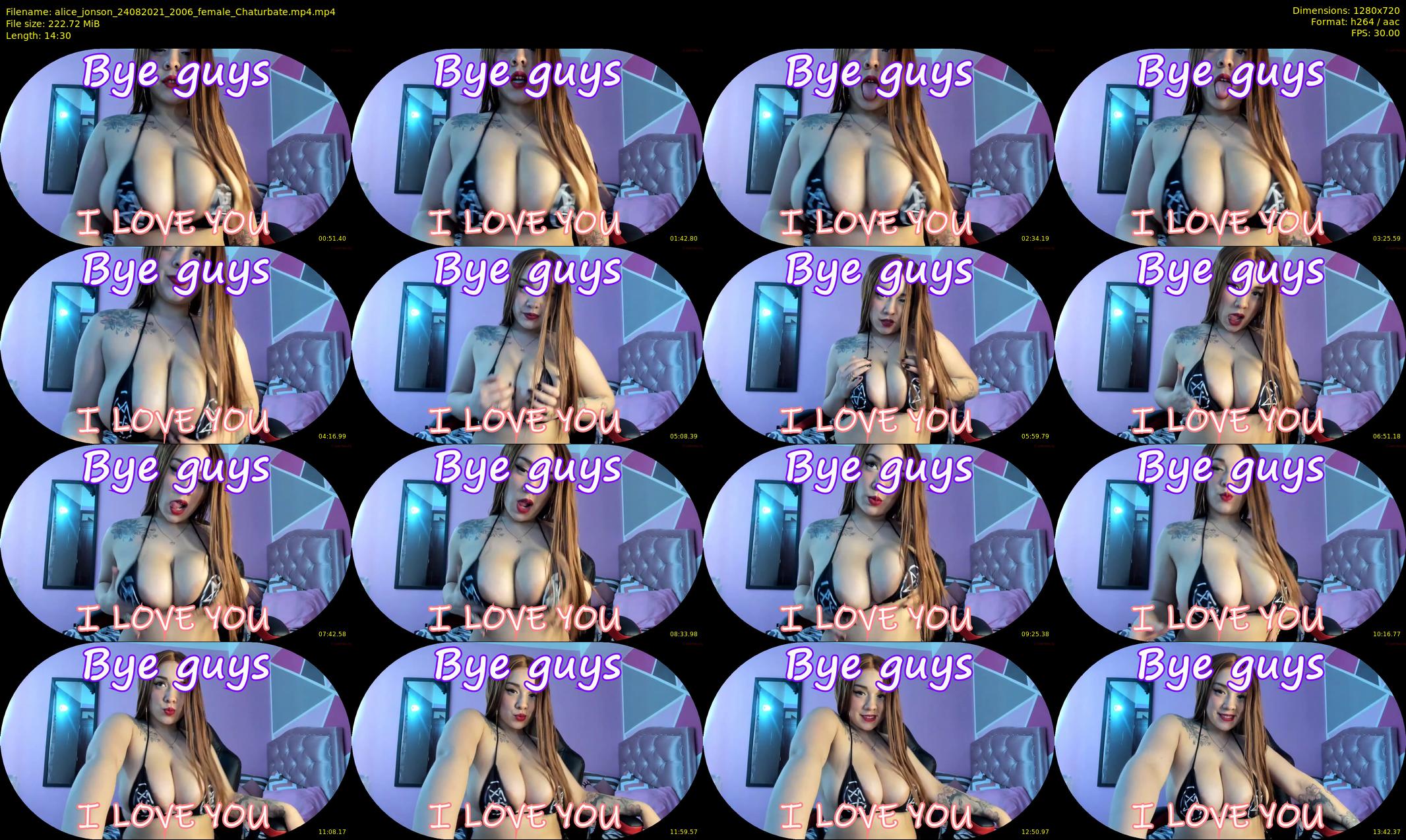 alice_jonson — 15 minute Chaturbate female cam show recording, 720p, Aug 24, 2021