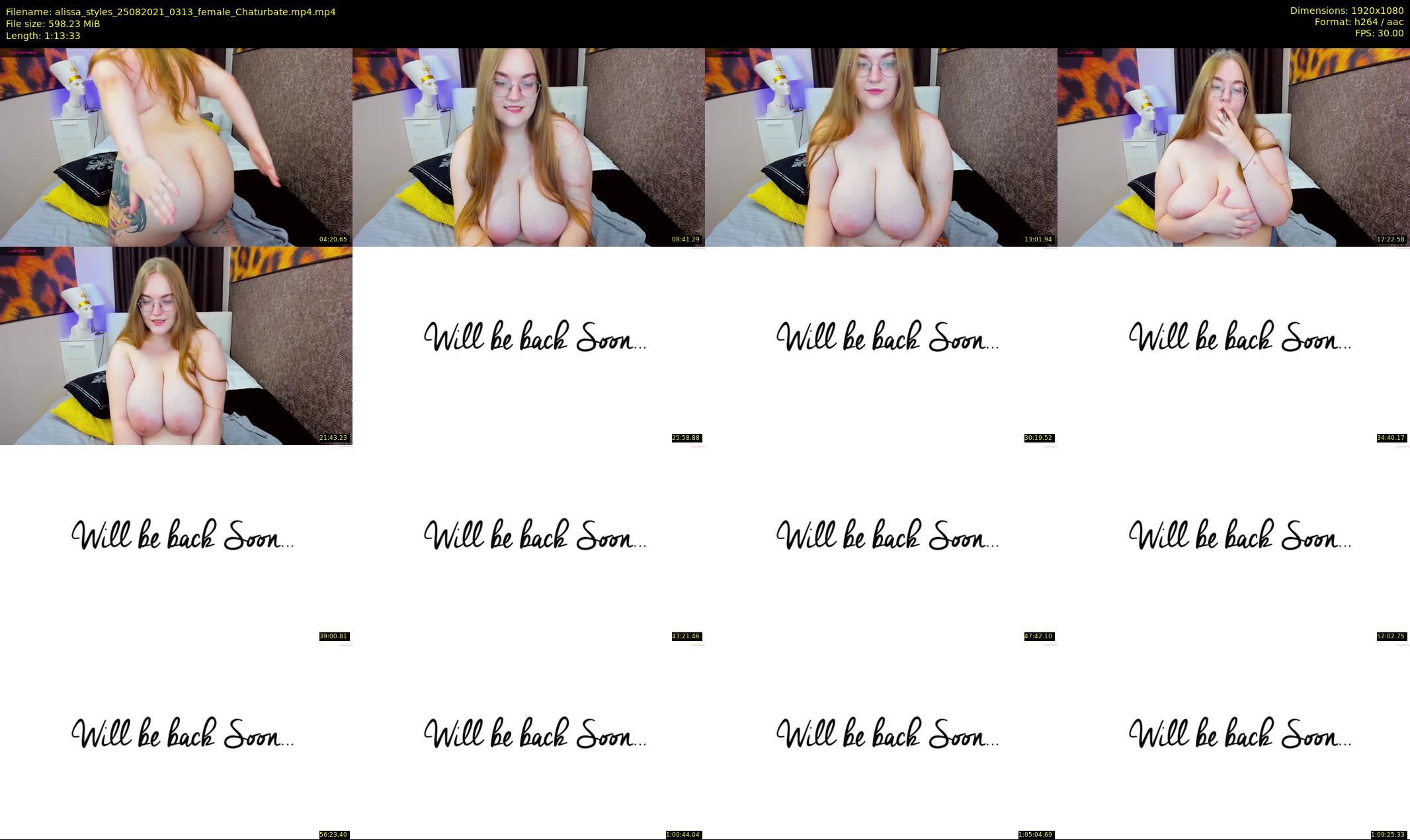 alissa_styles — 74 minute Chaturbate female cam show recording, 1080p, Aug 25, 2021