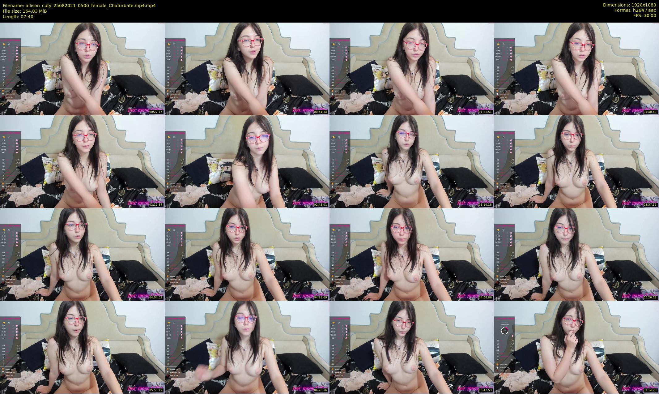 allison_cuty — 8 minute Chaturbate female cam show recording, 1080p, Aug 25, 2021
