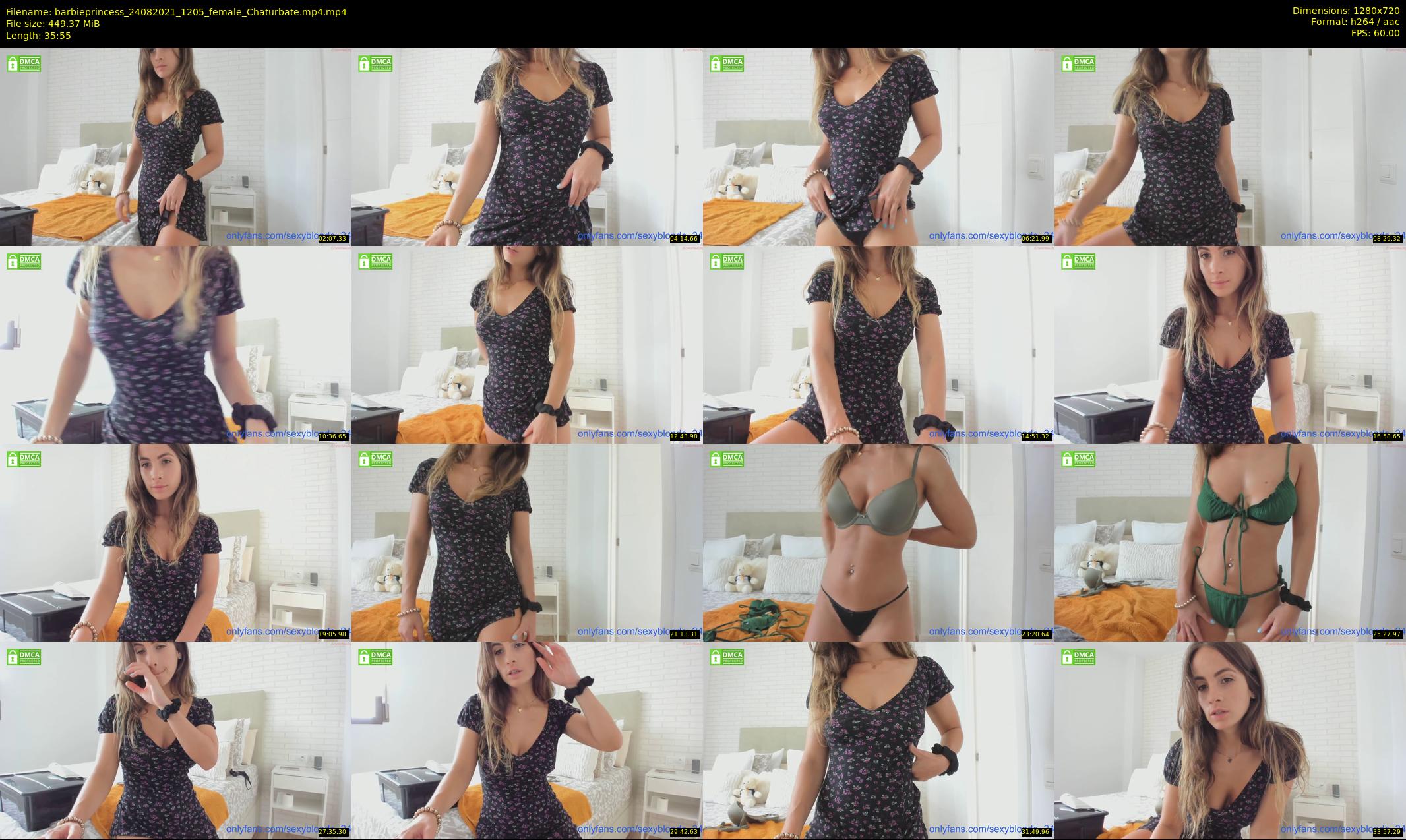 barbieprincess — 36 minute Chaturbate female cam show recording, 720p, Aug 24, 2021