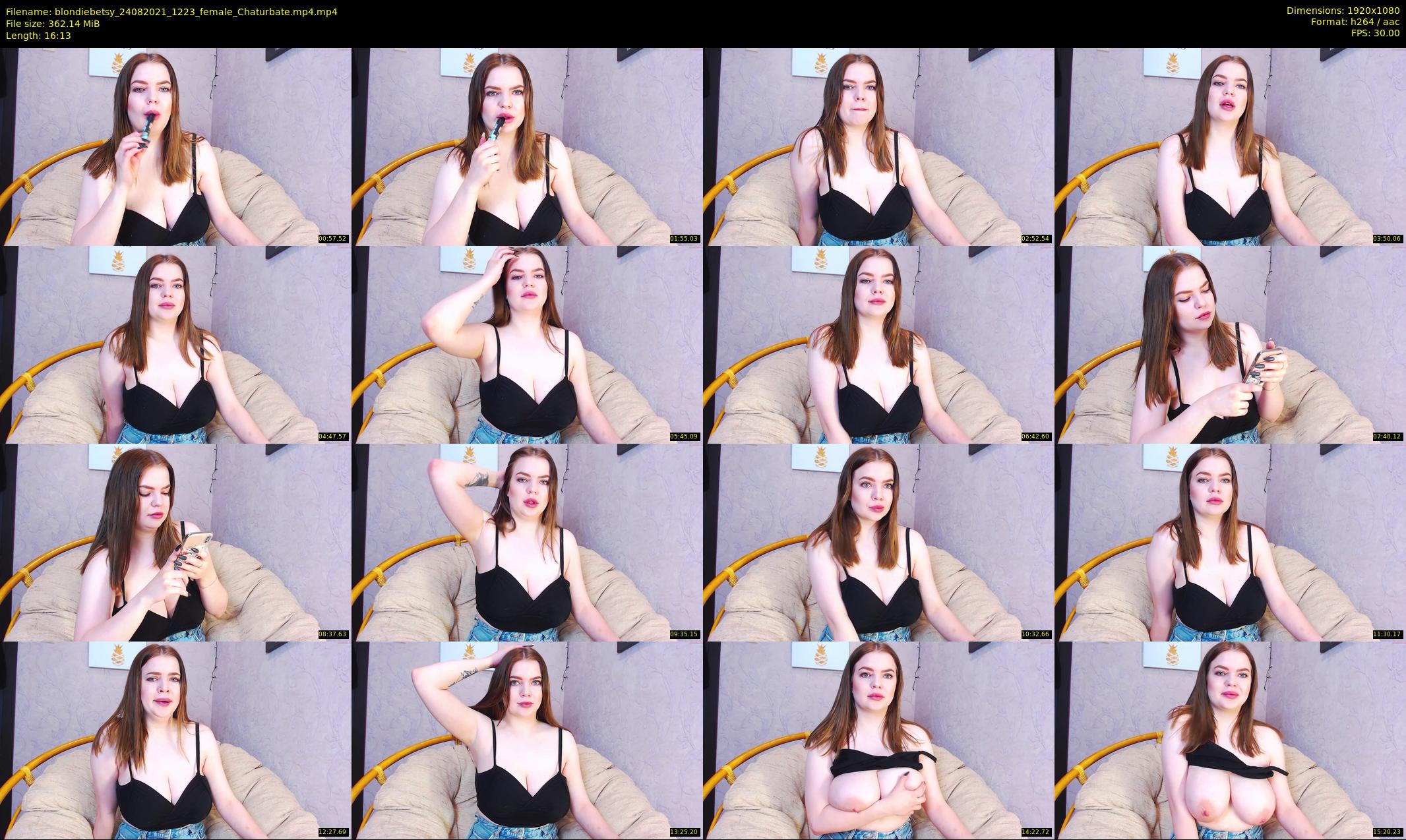 blondiebetsy — 17 minute Chaturbate female cam show recording, 1080p, Aug 24, 2021
