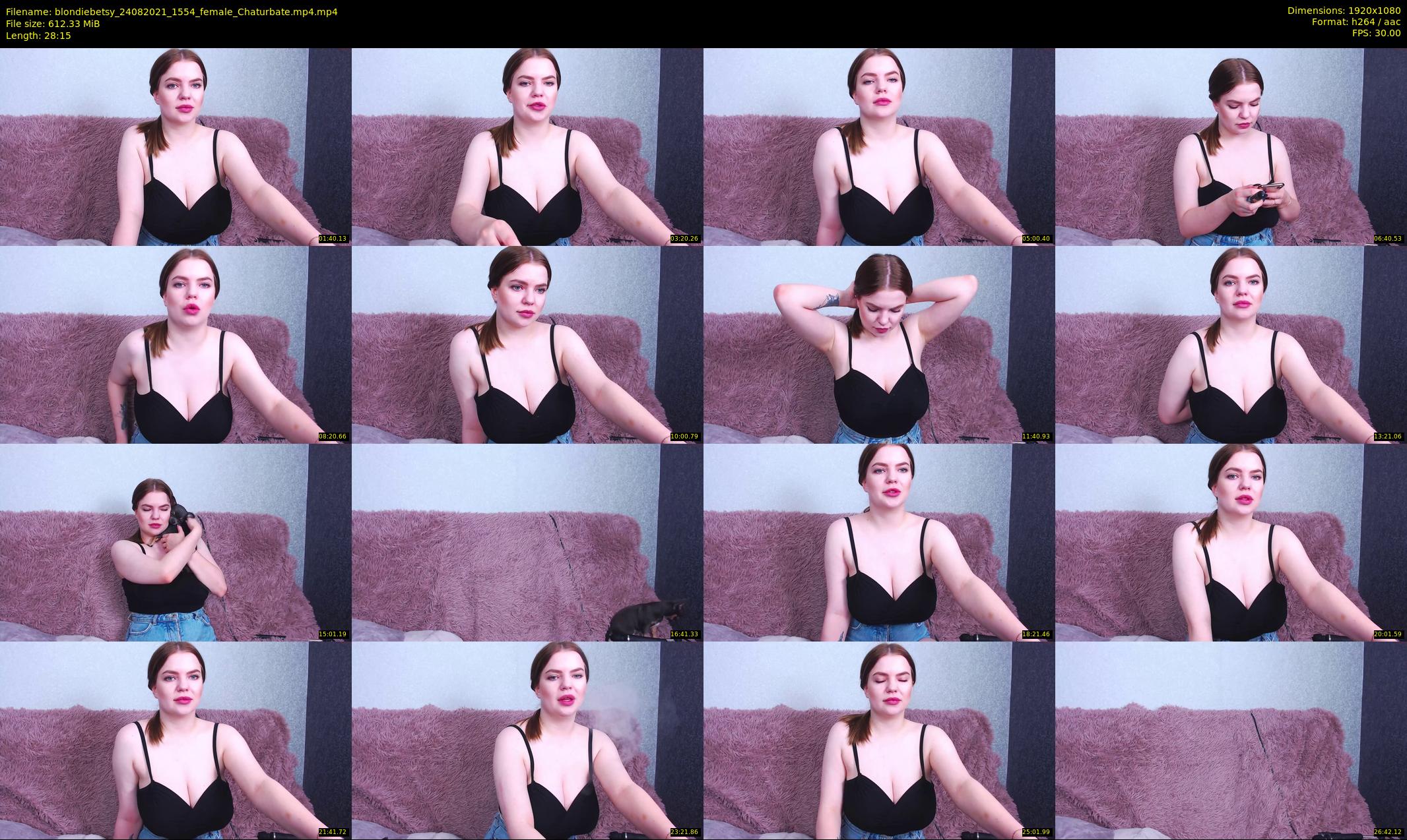 blondiebetsy — 29 minute Chaturbate female cam show recording, 1080p, Aug 24, 2021