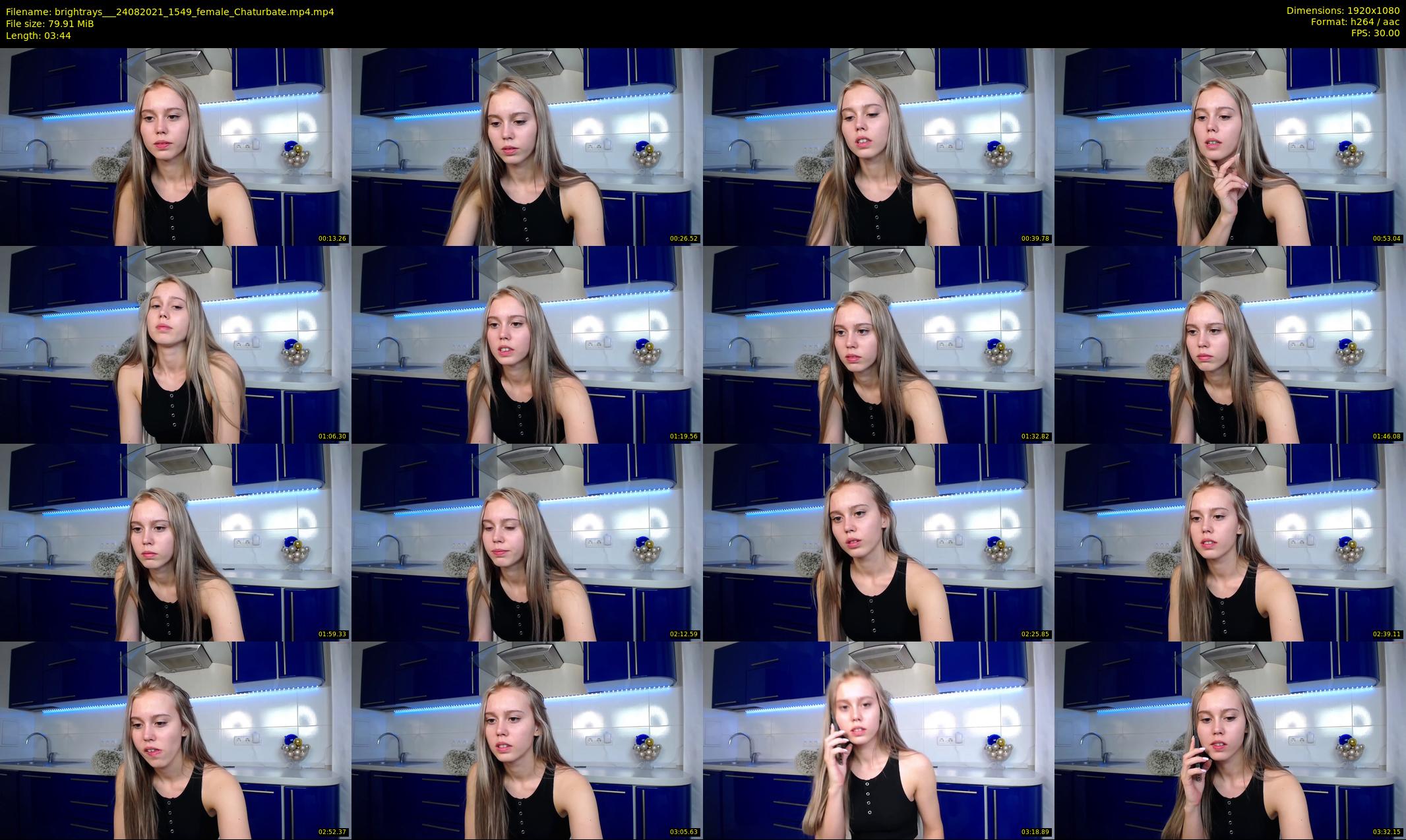 brightrays__ — 4 minute Chaturbate female cam show recording, 1080p, Aug 24, 2021
