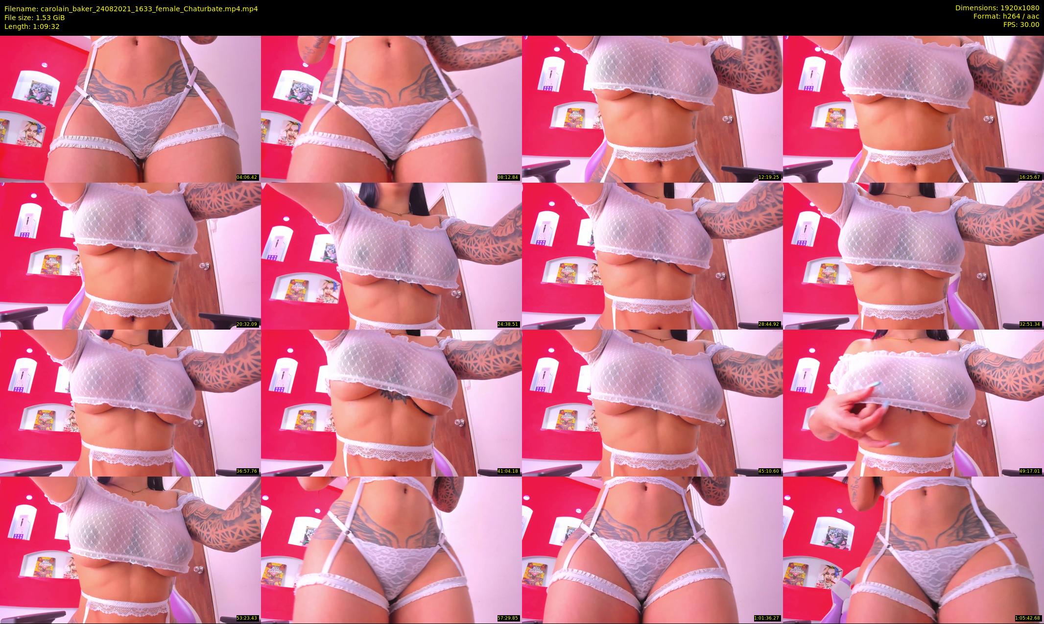 carolain_baker — 70 minute Chaturbate female cam show recording, 1080p, Aug 24, 2021