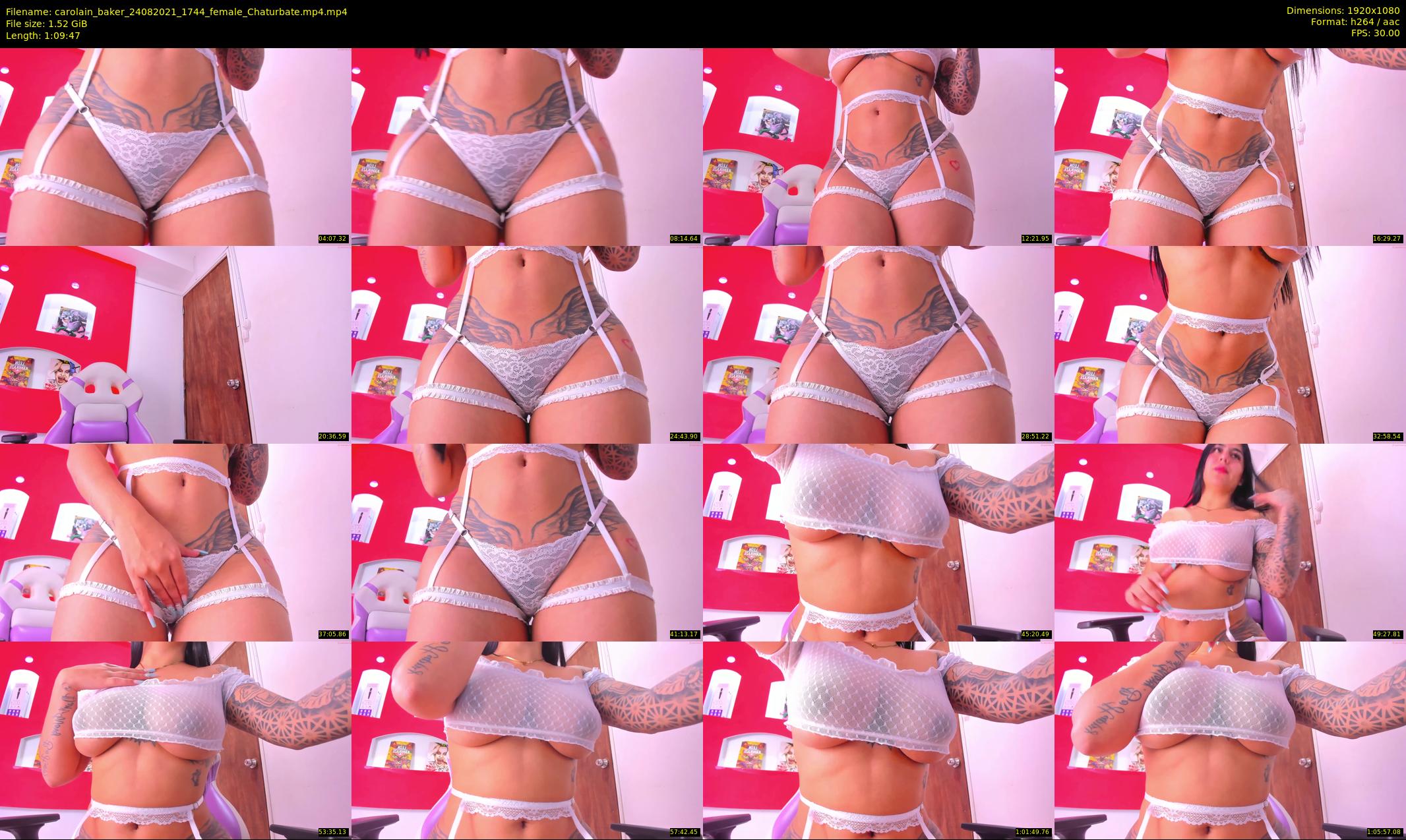 carolain_baker — 70 minute Chaturbate female cam show recording, 1080p, Aug 24, 2021