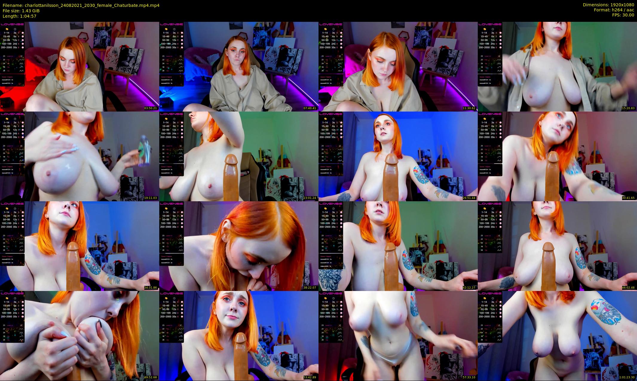 charlottanilsson — 65 minute Chaturbate female cam show recording, 1080p, Aug 24, 2021