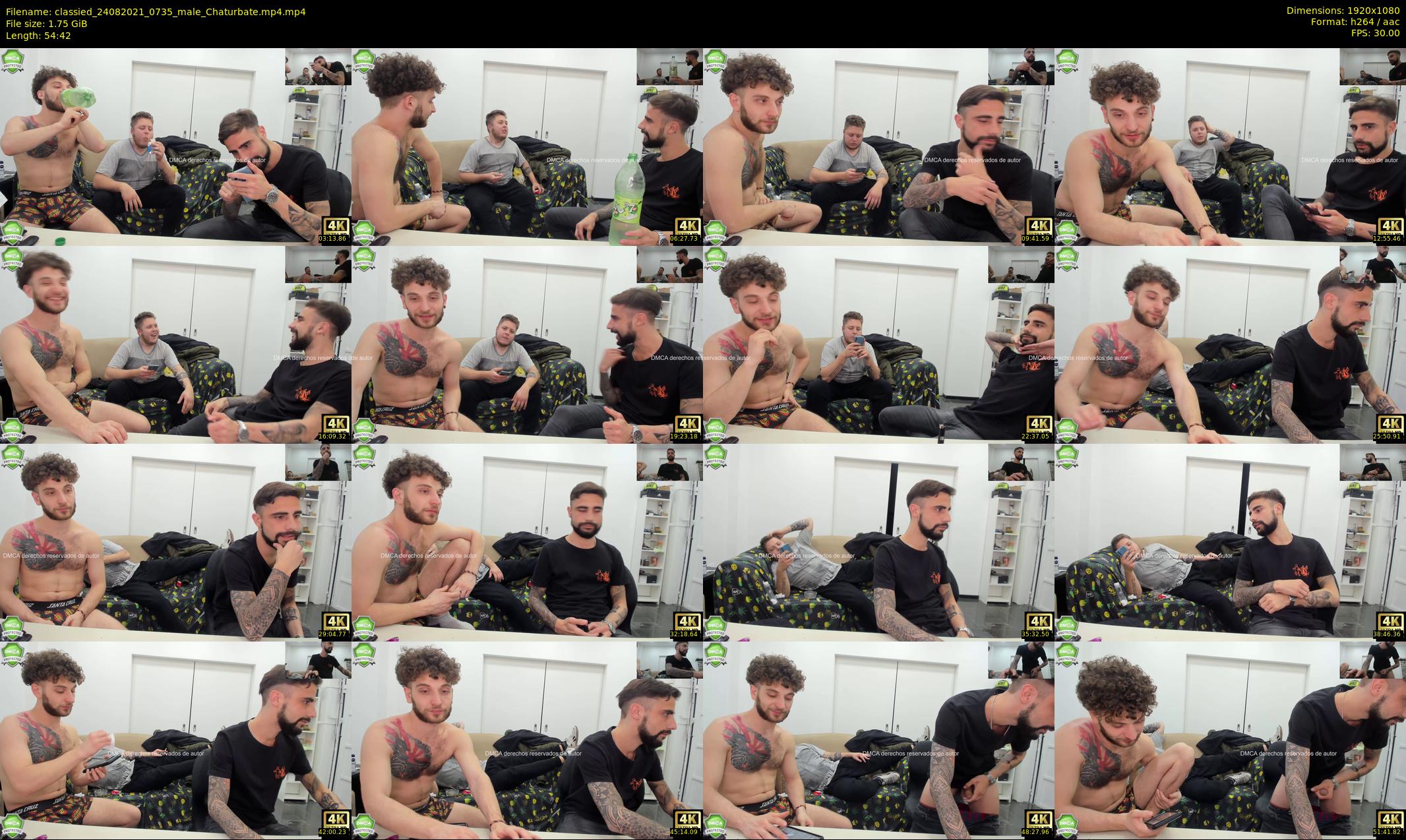 classied — 55 minute Chaturbate male cam show recording, 1080p, Aug 24, 2021