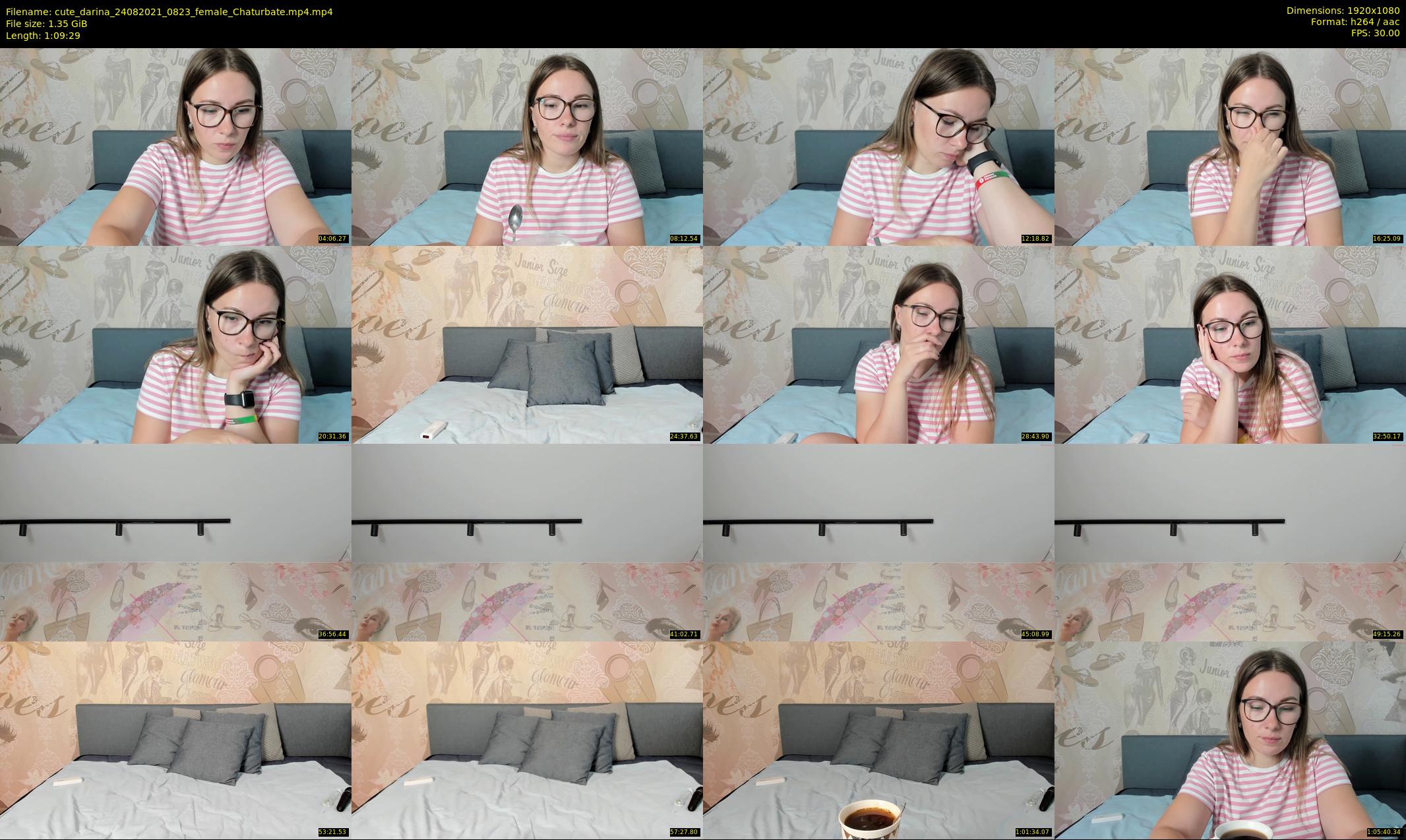 cute_darina — 70 minute Chaturbate female cam show recording, 1080p, Aug 24, 2021