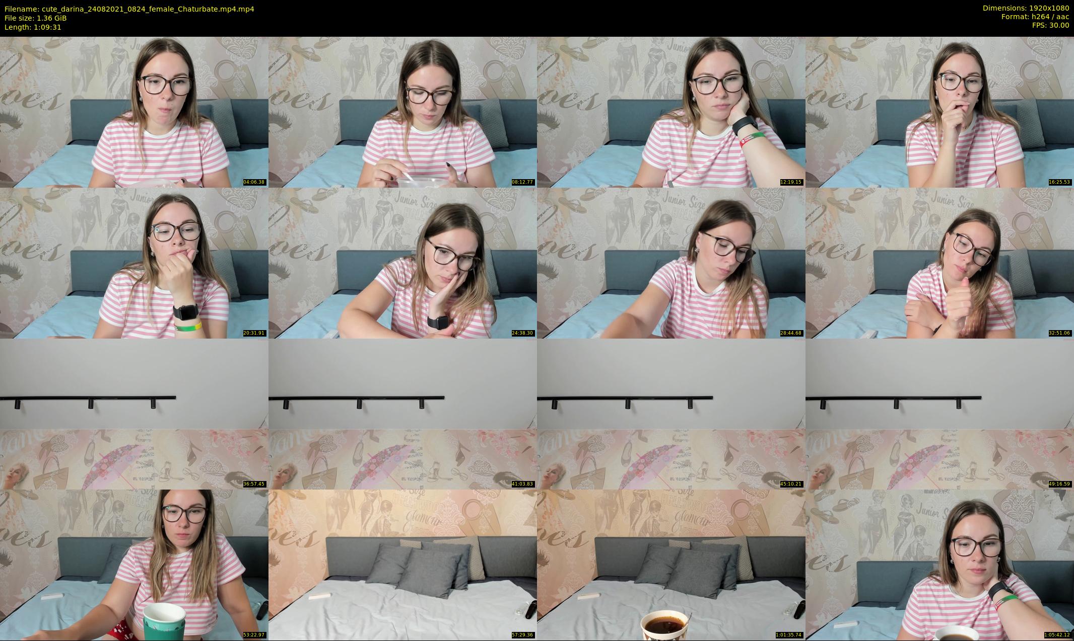 cute_darina — 70 minute Chaturbate female cam show recording, 1080p, Aug 24, 2021