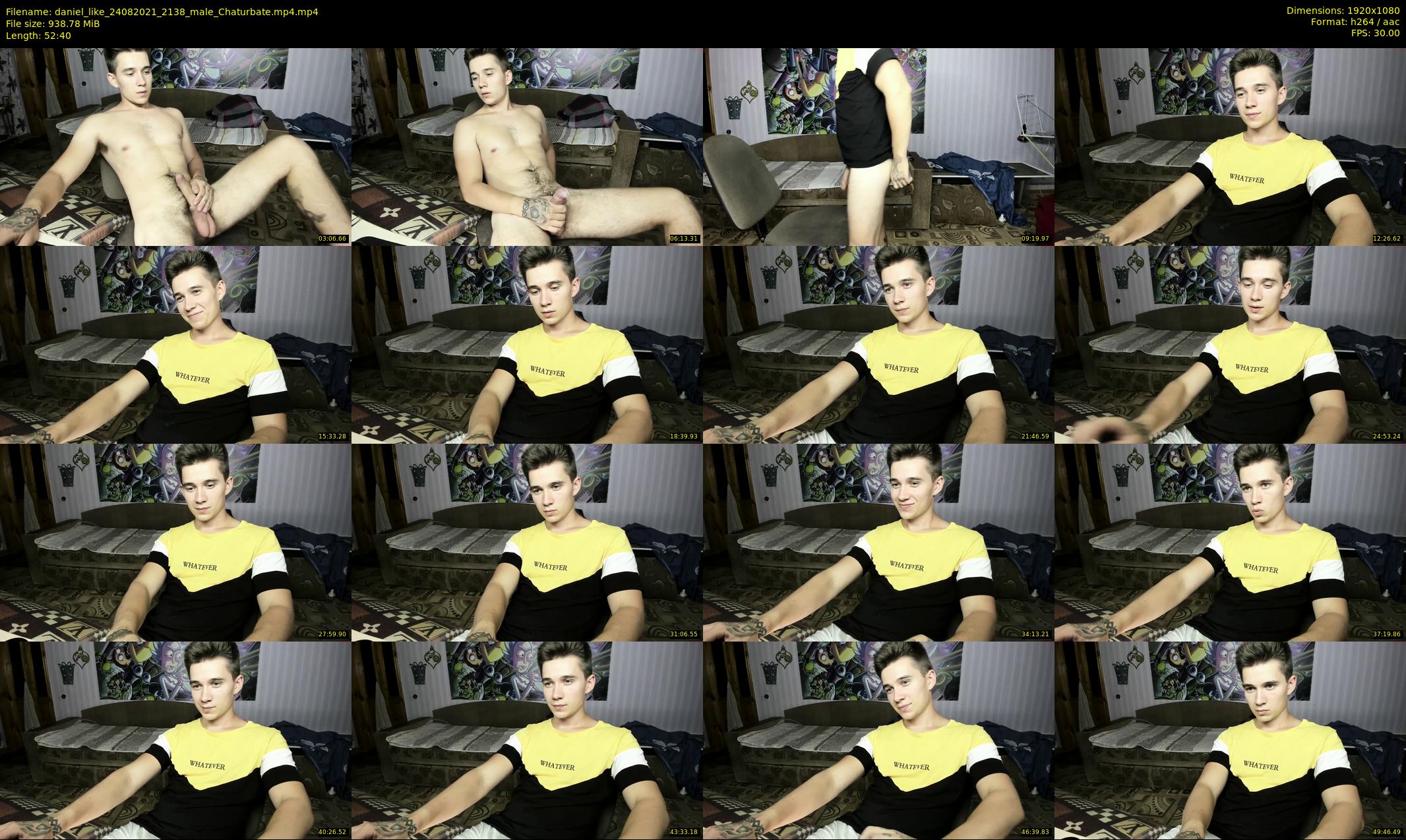 daniel_like — 53 minute Chaturbate male cam show recording, 1080p, Aug 24, 2021