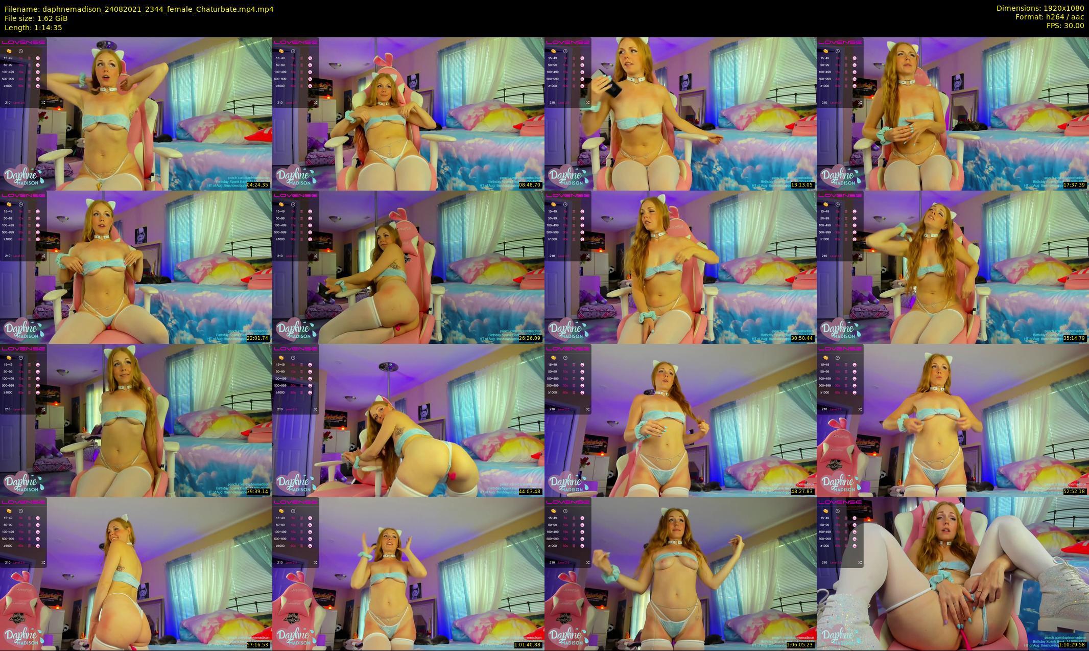 daphnemadison — 75 minute Chaturbate couple cam show recording, 1080p, Aug 24, 2021