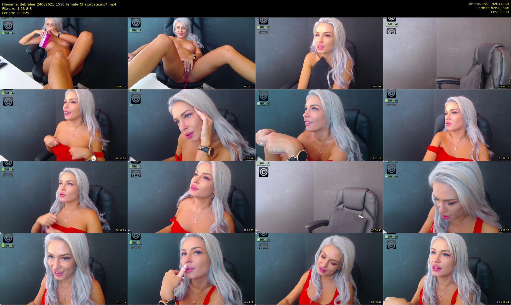 debralee — 70 minute Chaturbate female cam show recording, 1080p, Aug 24, 2021
