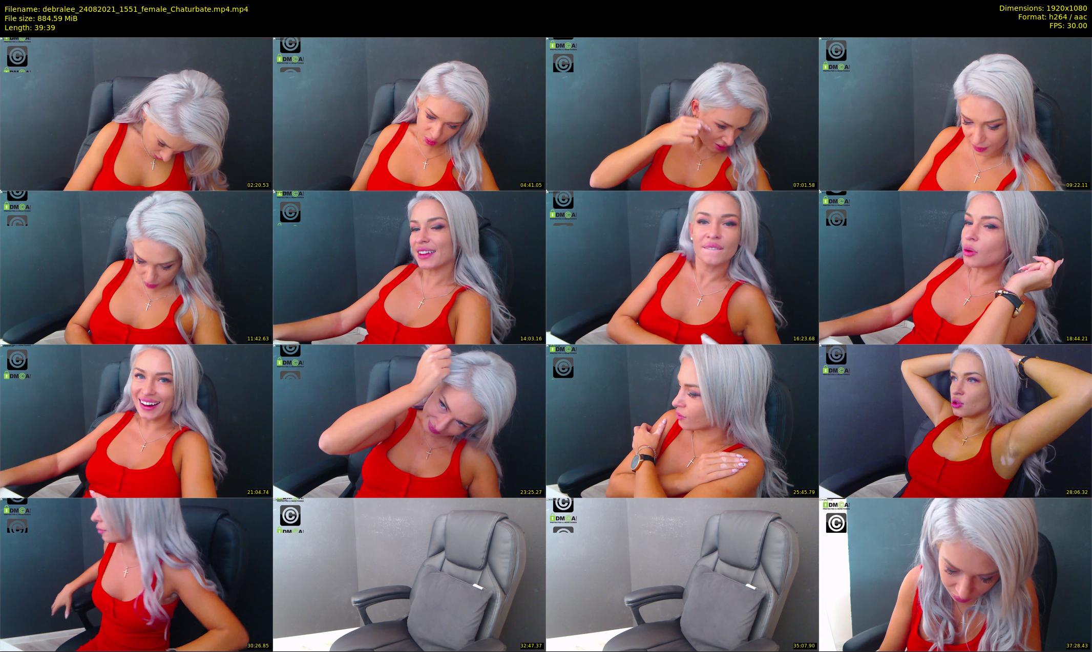 debralee — 40 minute Chaturbate female cam show recording, 1080p, Aug 24, 2021