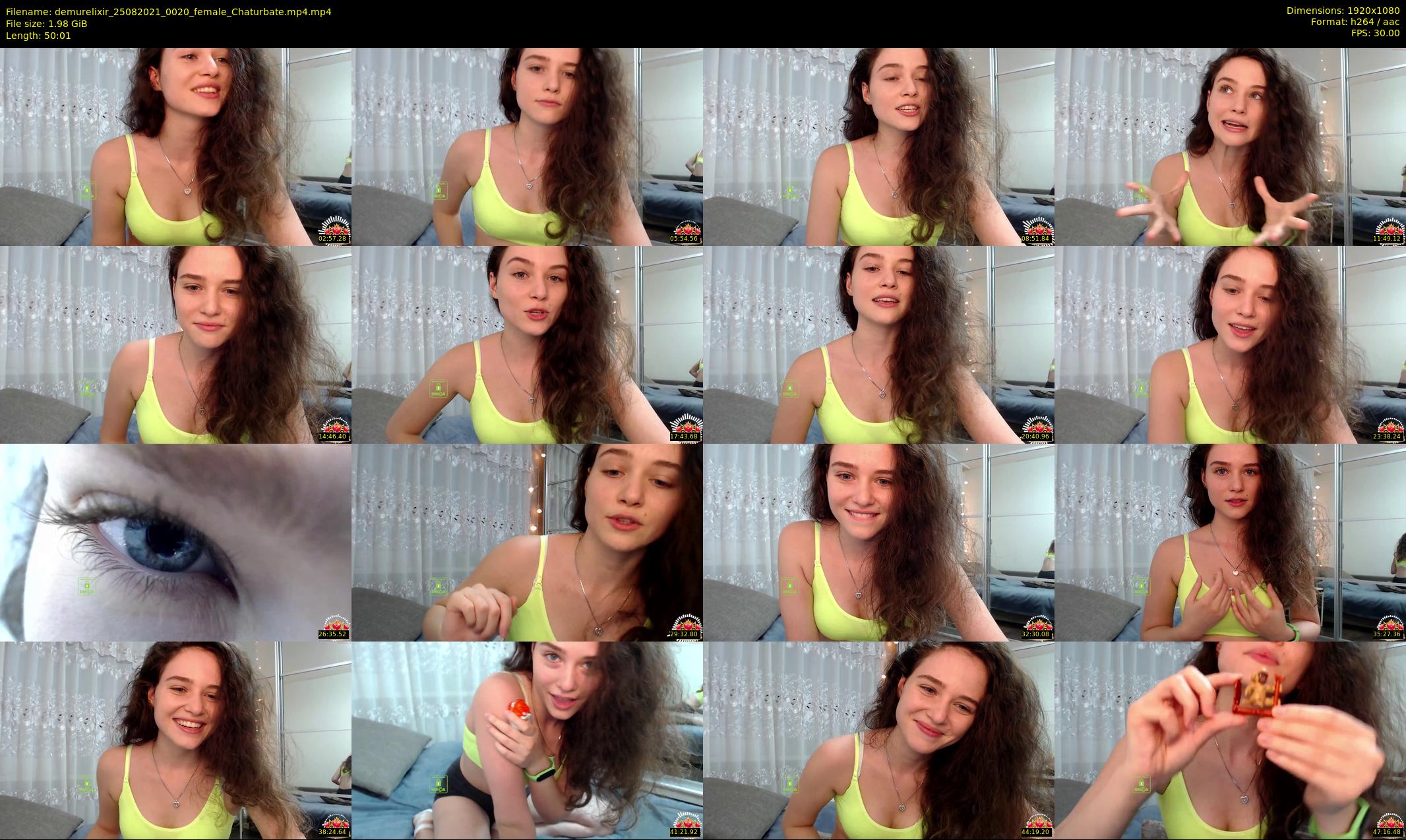 demurelixir — 51 minute Chaturbate female cam show recording, 1080p, Aug 25, 2021