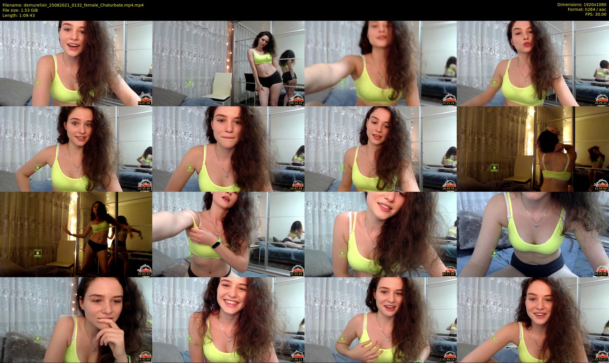 demurelixir — 70 minute Chaturbate female cam show recording, 1080p, Aug 25, 2021