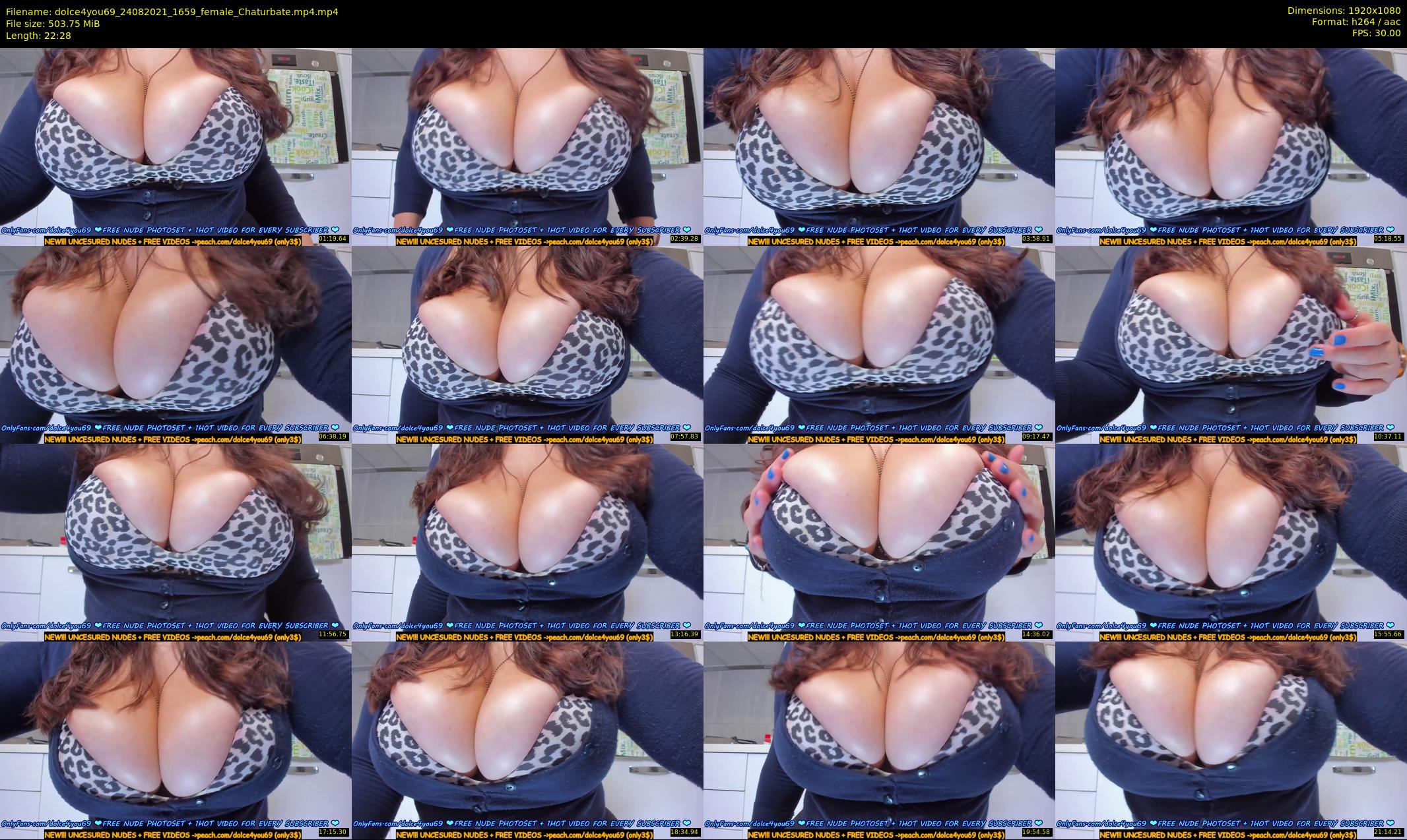 dolce4you69 — 23 minute Chaturbate female cam show recording, 1080p, Aug 24, 2021