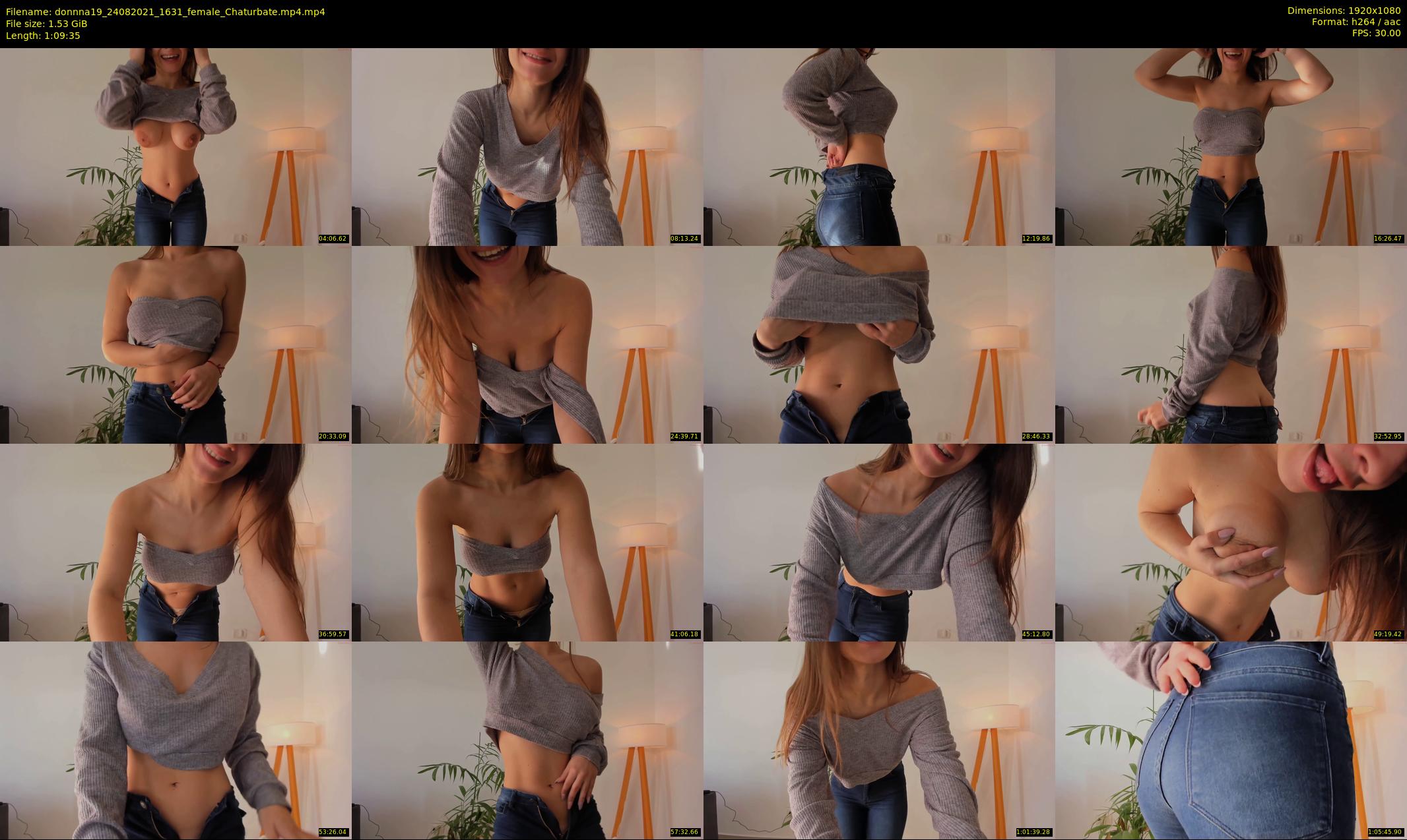 donnna19 — 70 minute Chaturbate female cam show recording, 1080p, Aug 24, 2021
