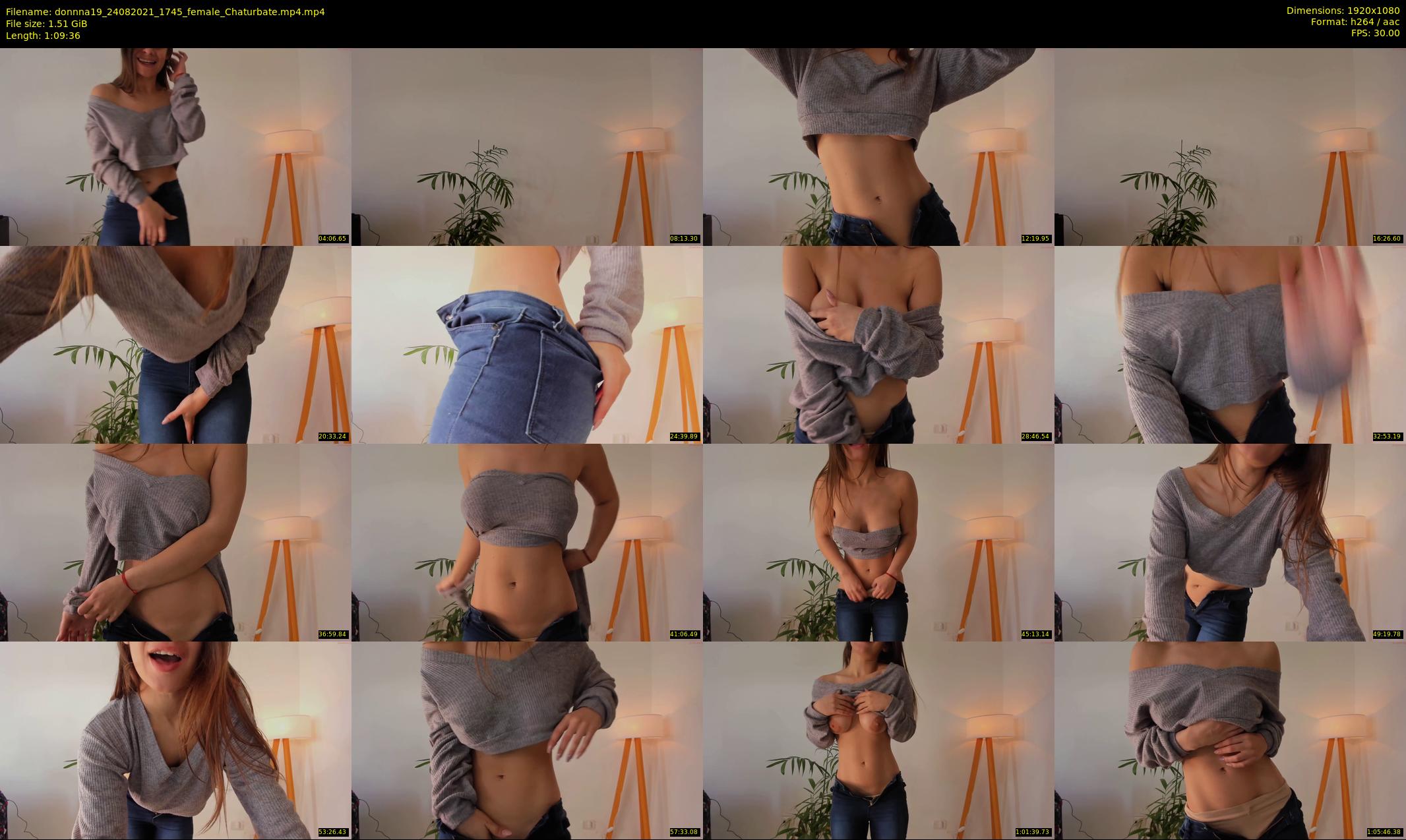 donnna19 — 70 minute Chaturbate female cam show recording, 1080p, Aug 24, 2021